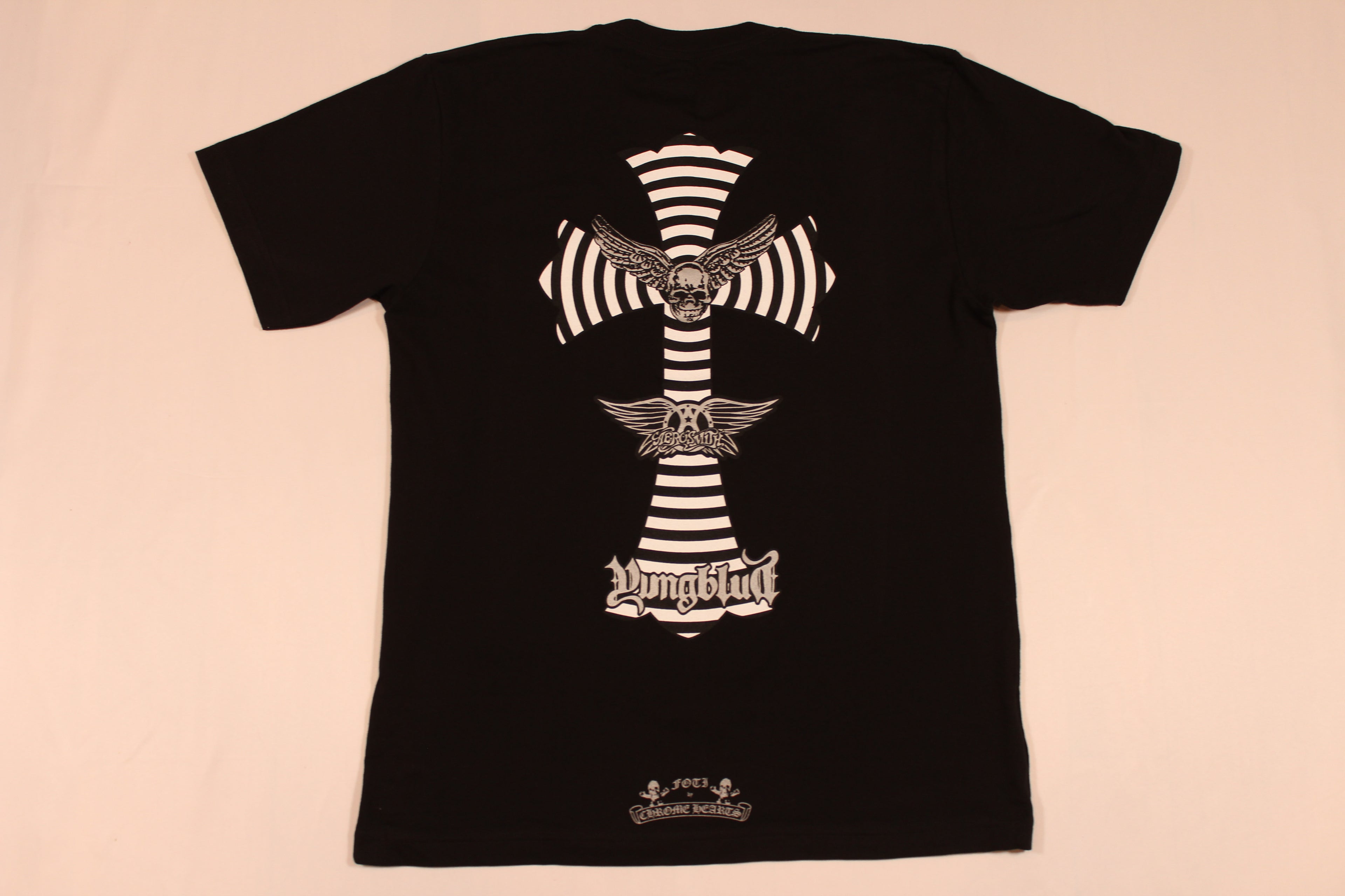 Chrome Hearts Foti x Yungblud x Aerosmith Black Pocket Tee