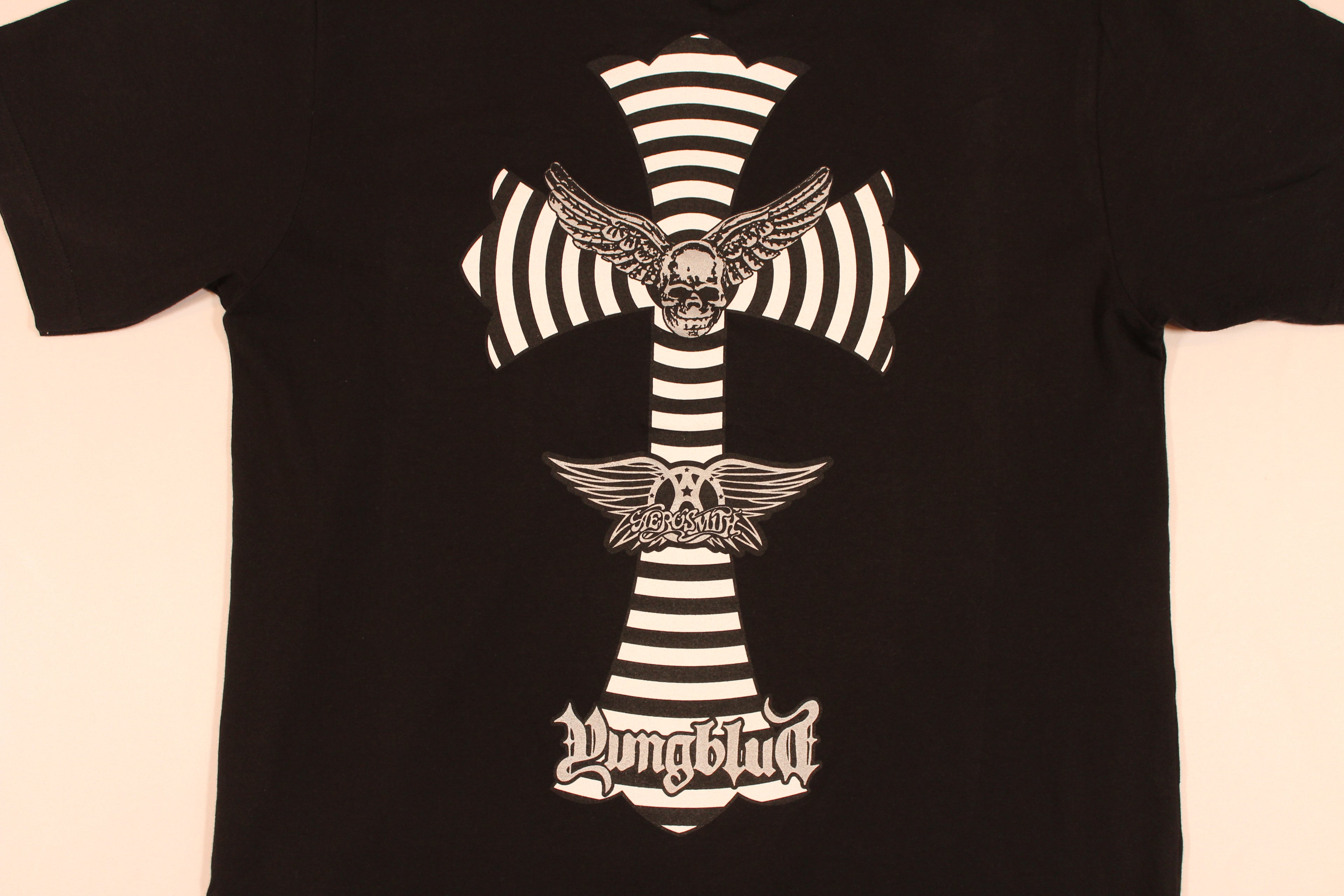 Chrome Hearts Foti x Yungblud x Aerosmith Black Pocket Tee