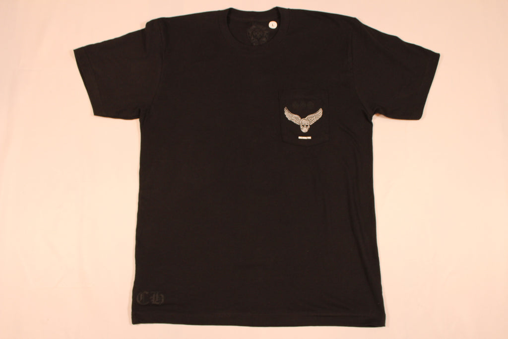 Chrome Hearts Foti x Yungblud x Aerosmith Black Pocket Tee