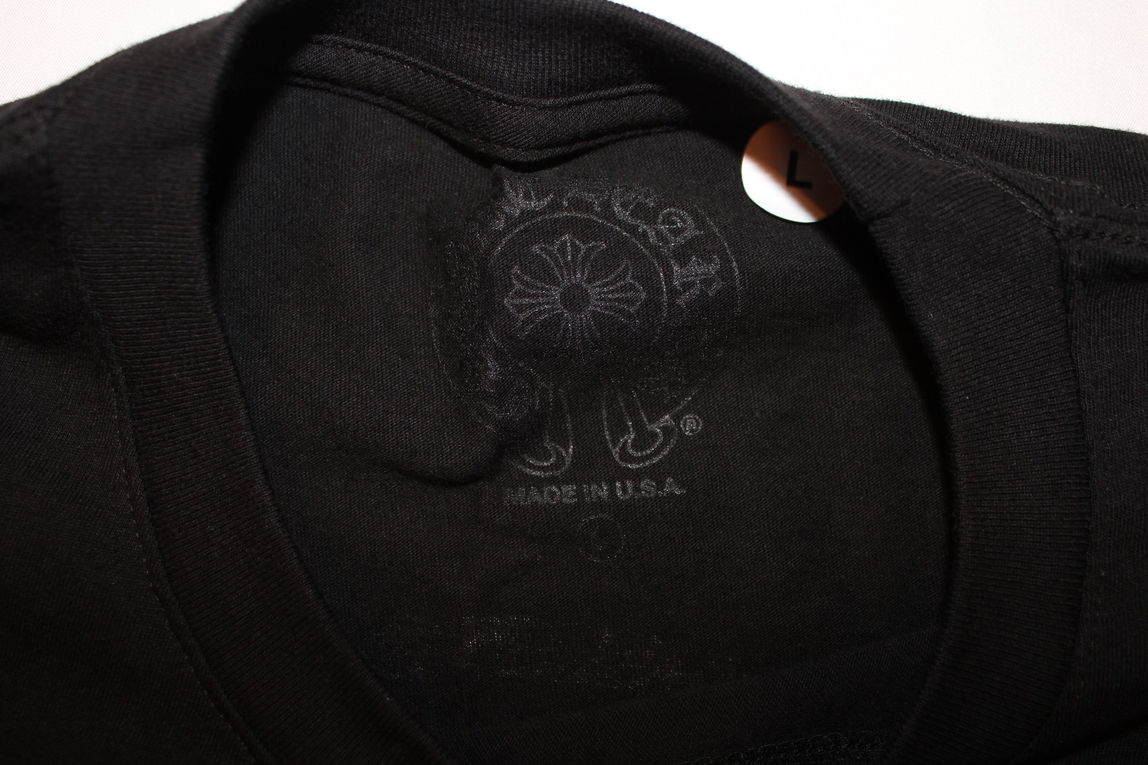 Chrome Hearts Foti x Yungblud x Aerosmith Black Pocket Tee