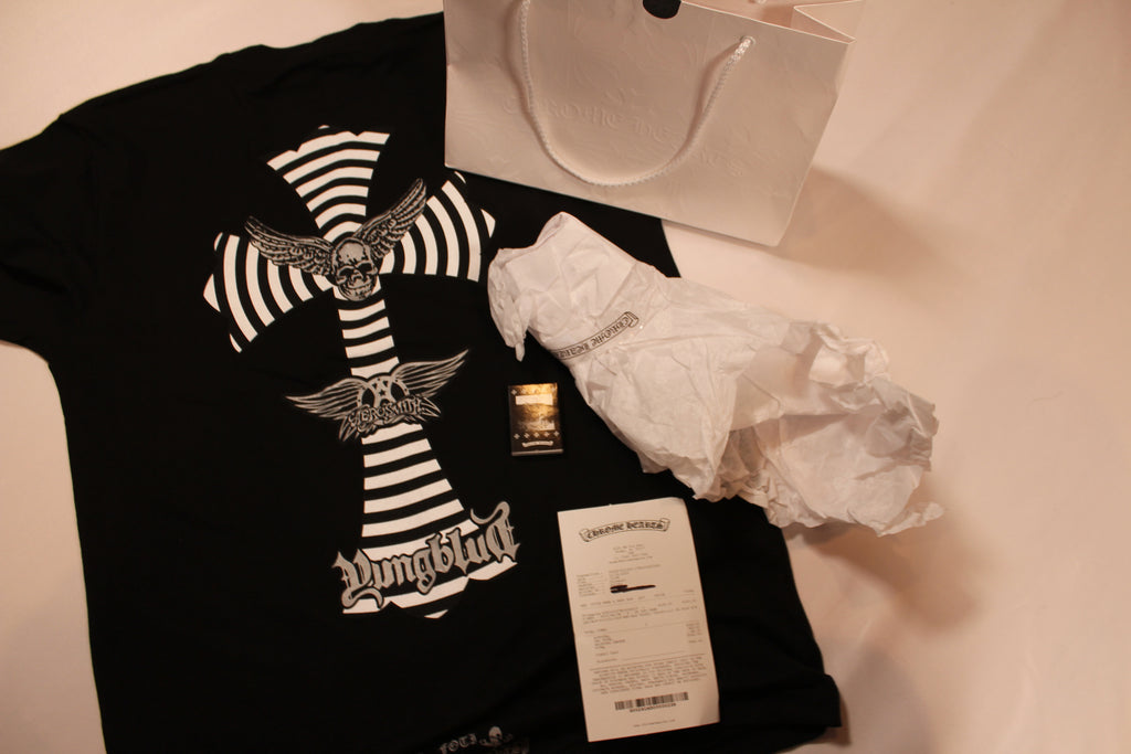 Chrome Hearts Foti x Yungblud x Aerosmith Black Pocket Tee
