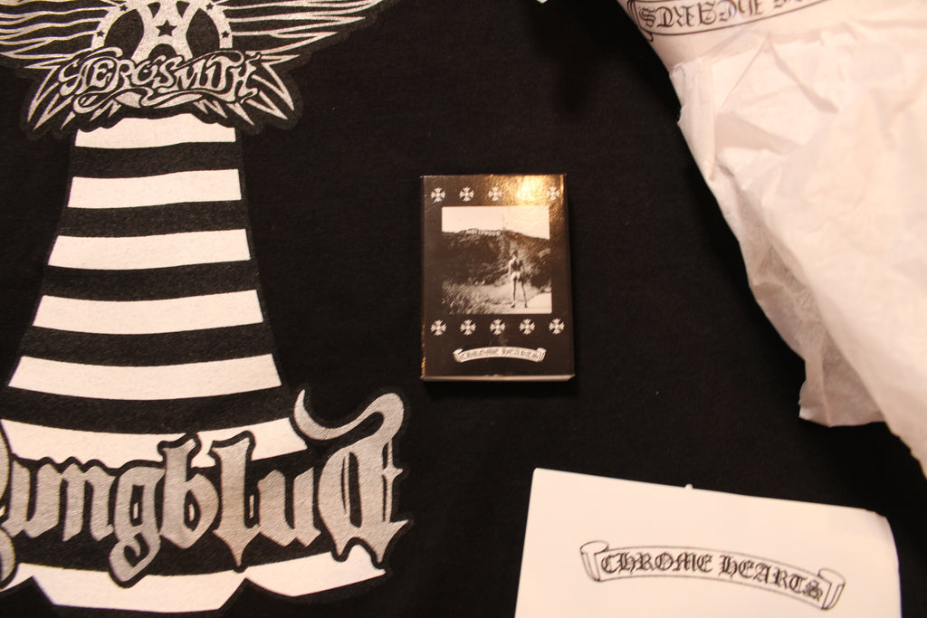 Chrome Hearts Foti x Yungblud x Aerosmith Black Pocket Tee