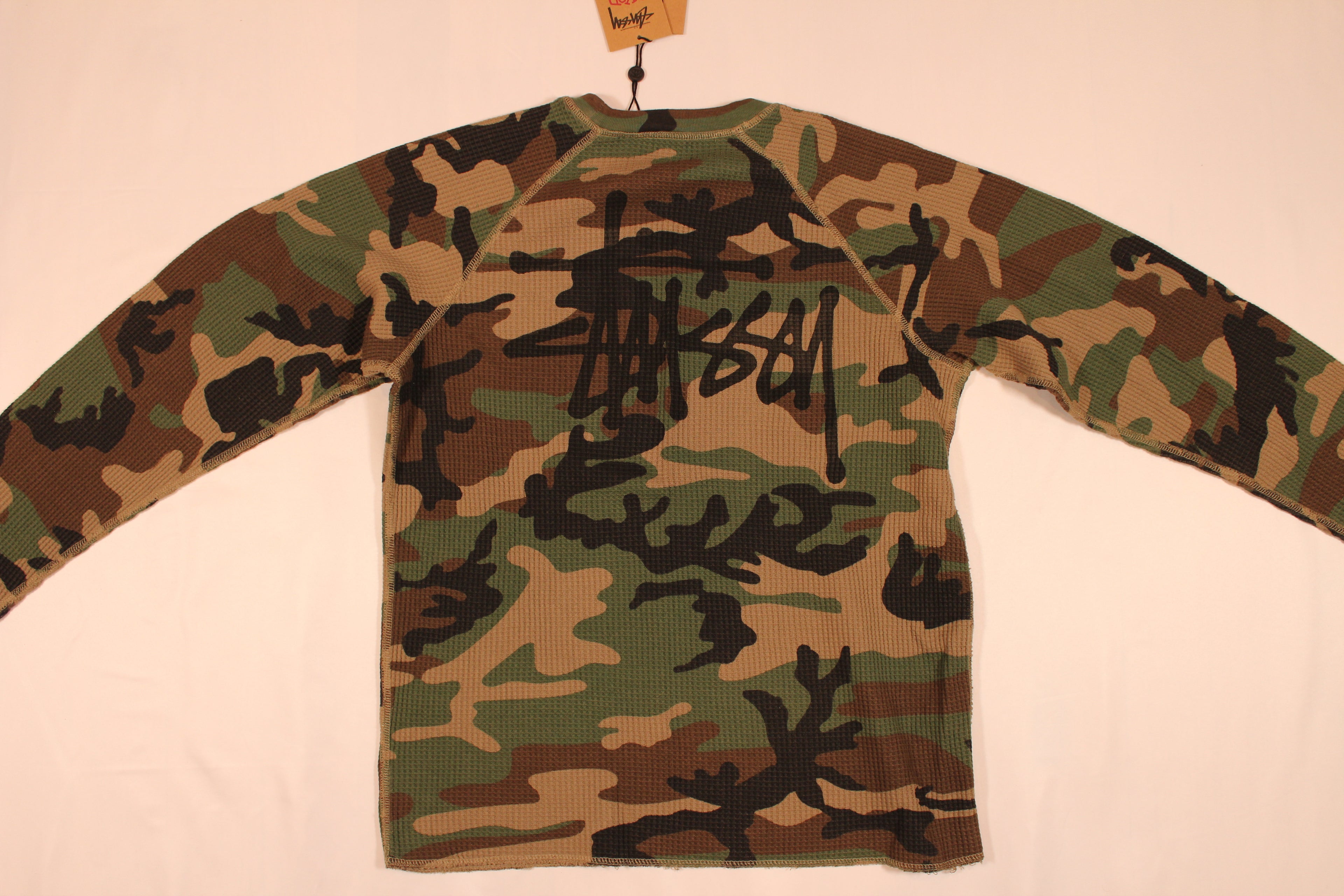 BASIC STÜSSY THERMAL Woodland Camo