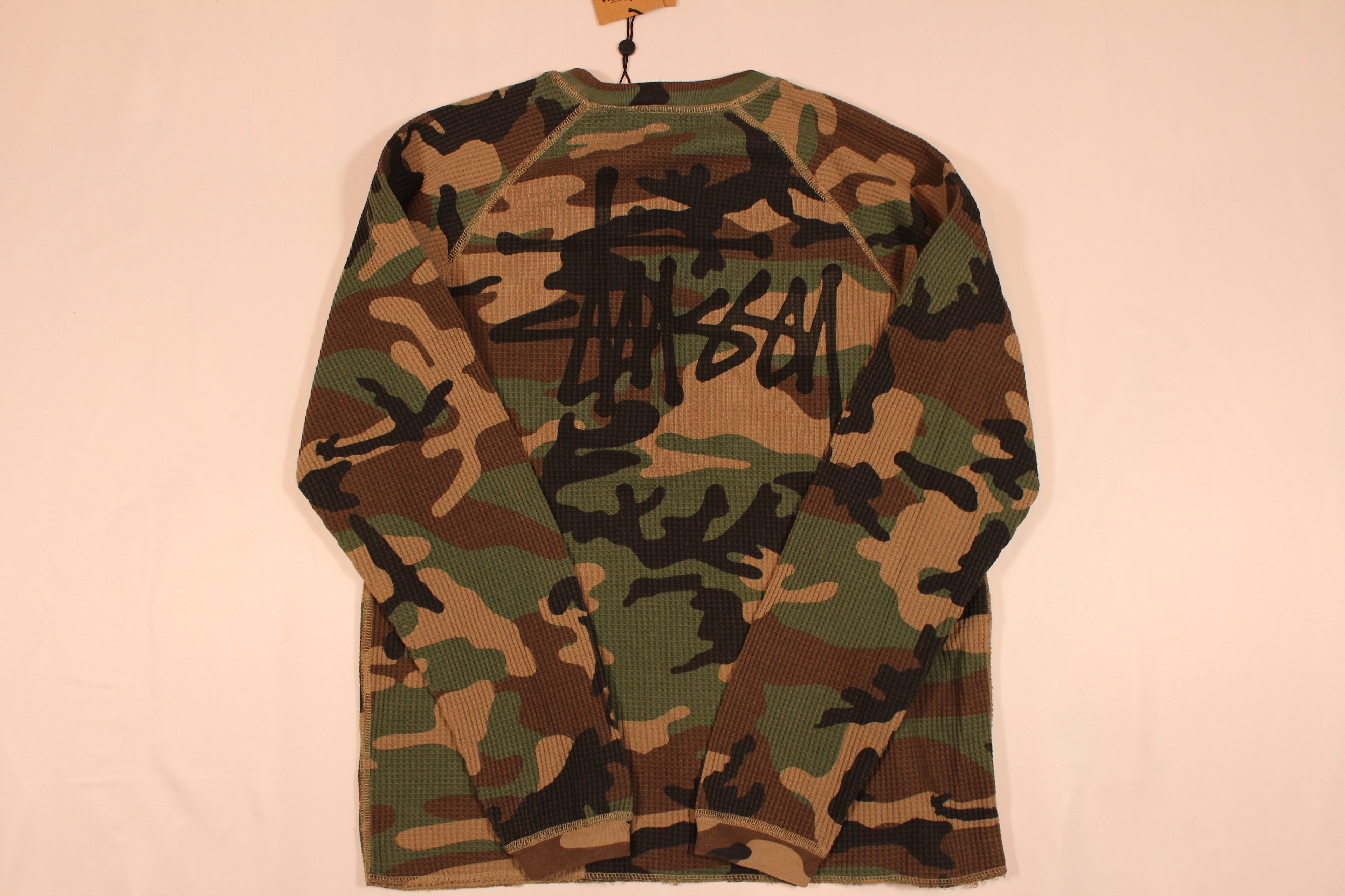 BASIC STÜSSY THERMAL Woodland Camo
