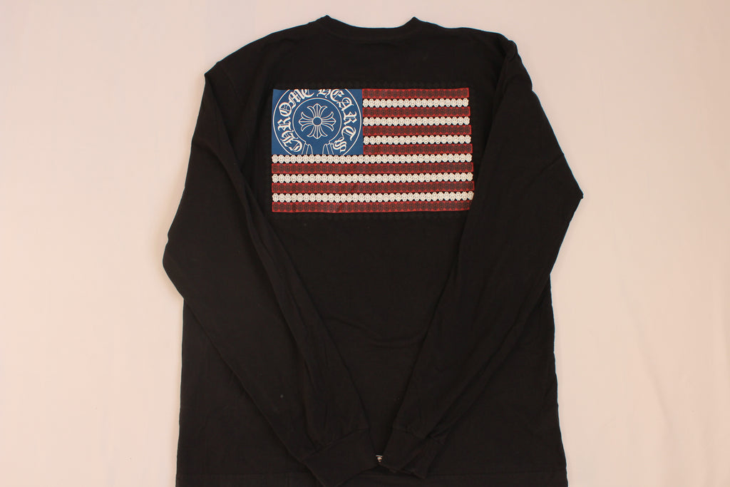 Chrome Hearts American Flag Long Sleeve
