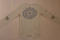 Chrome Hearts White Cemetery Cross Back Print Long Sleeve T-Shirt