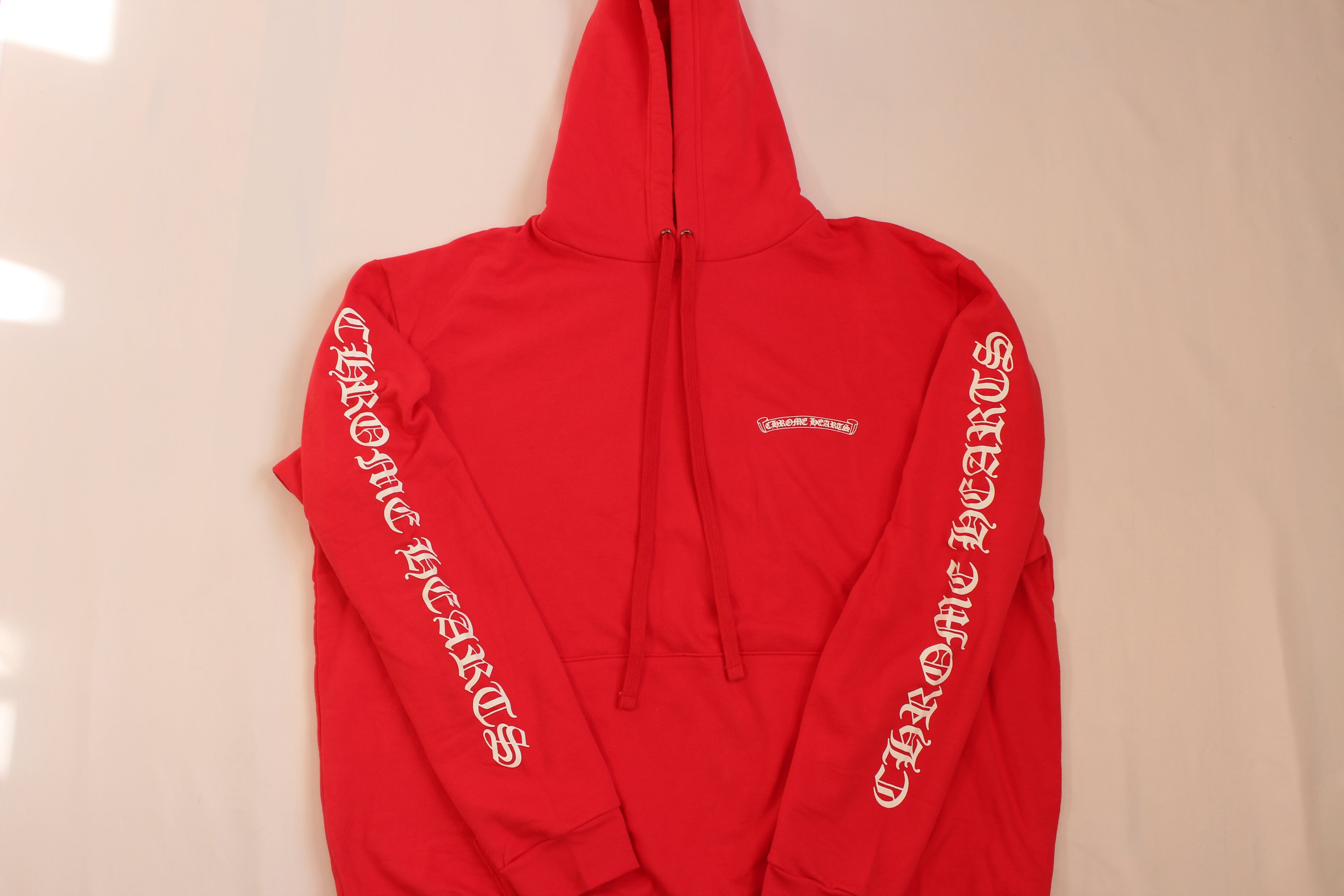 Chrome Hearts Red Scroll Hoodie