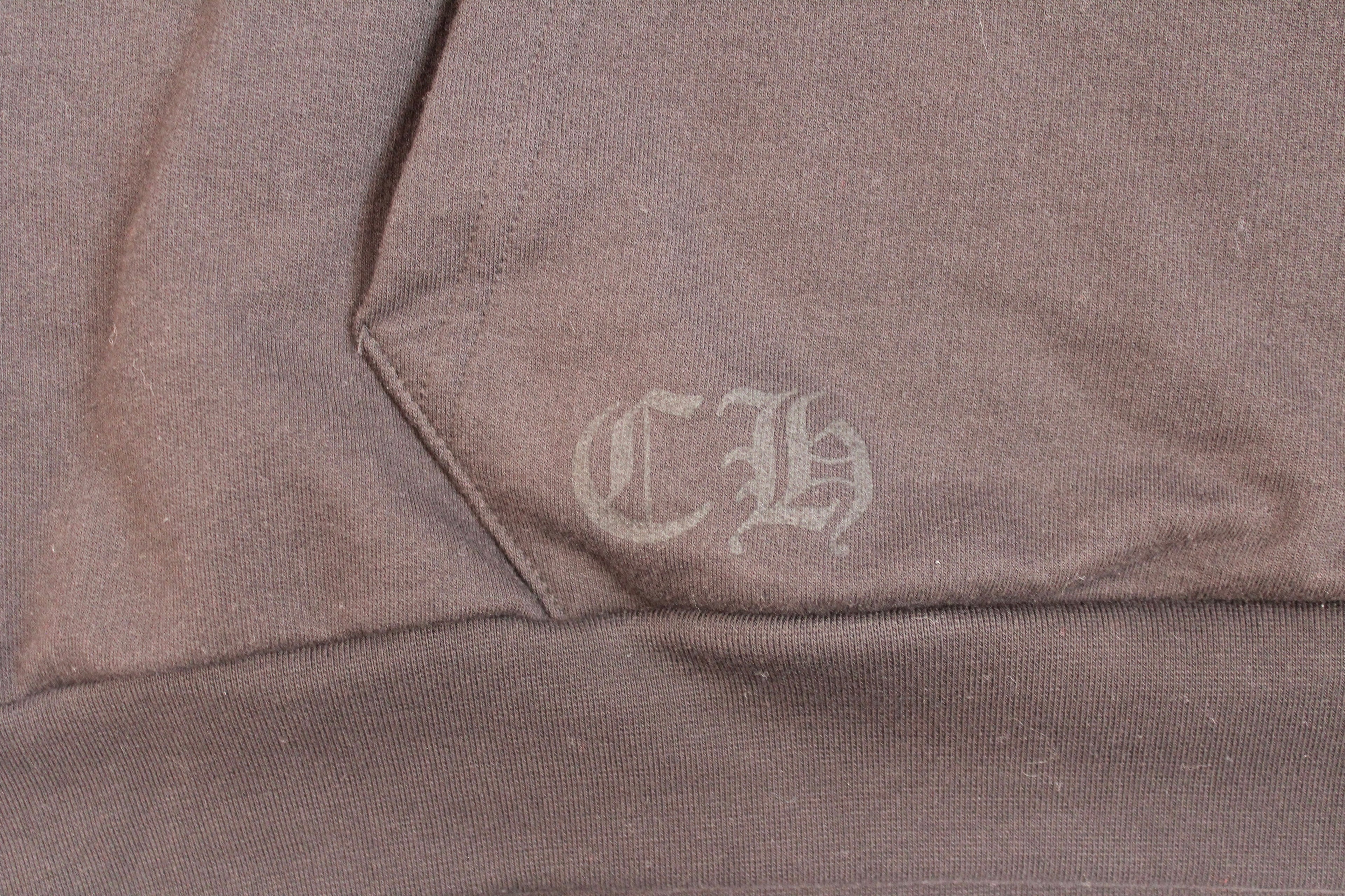 Chrome Hearts 1988 Silver Vertical Logo Hoodie