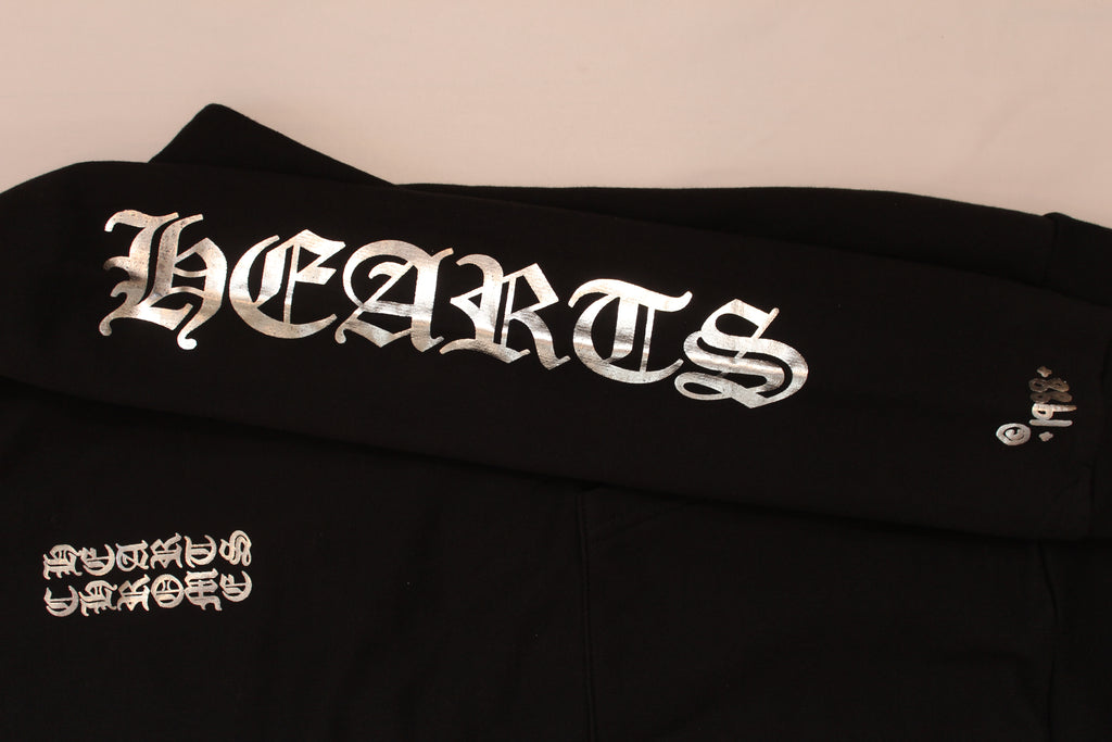 Chrome Hearts 1988 Silver Vertical Logo Hoodie