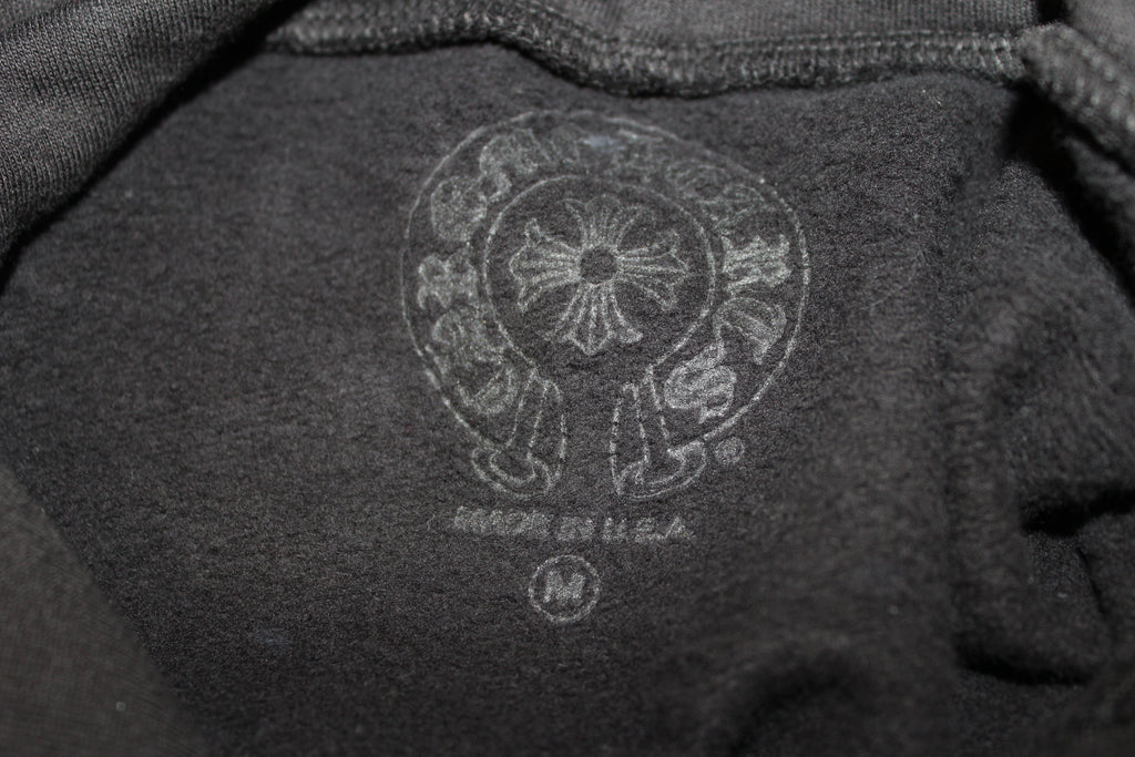 Chrome Hearts 1988 Silver Vertical Logo Hoodie