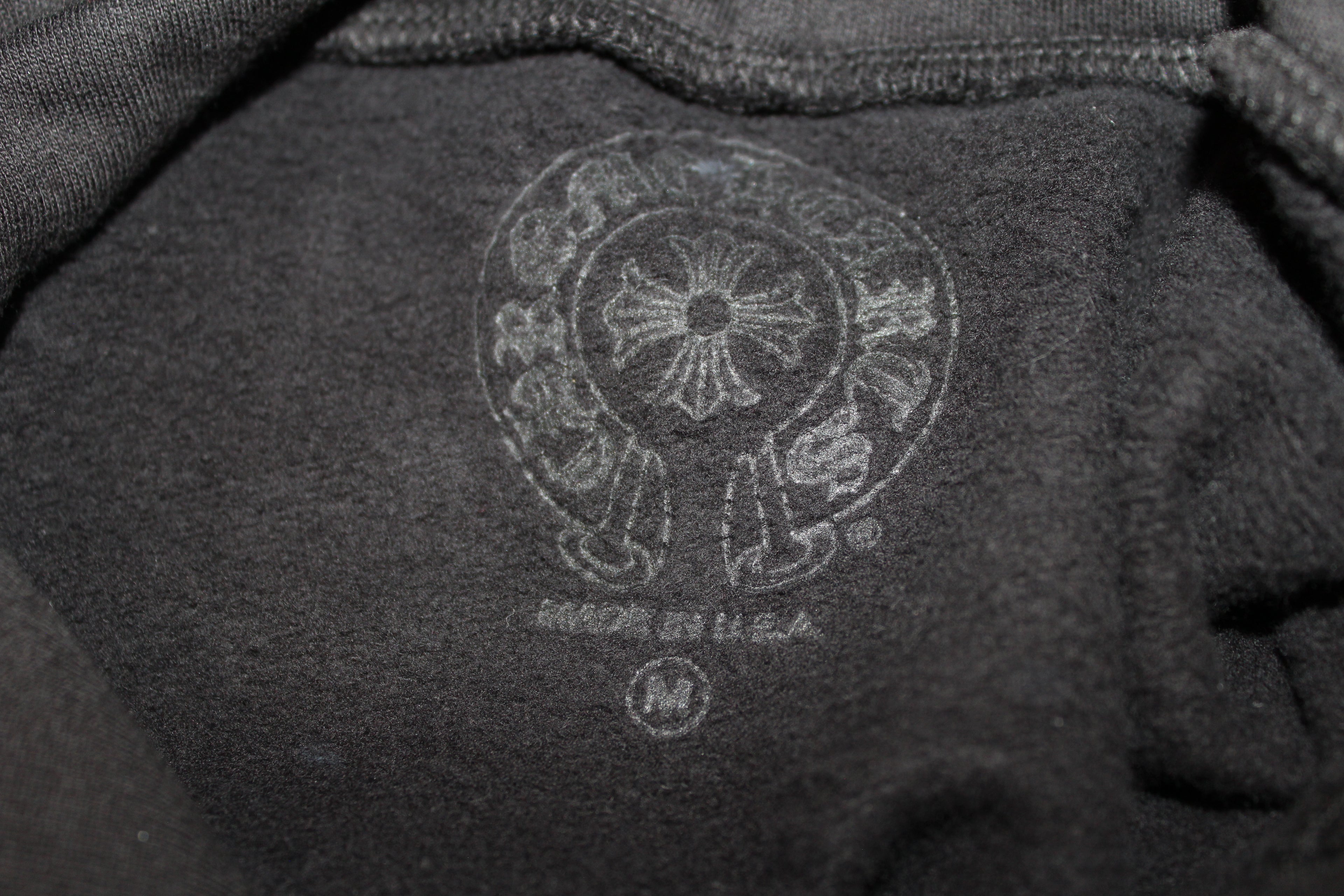 Chrome Hearts 1988 Silver Vertical Logo Hoodie