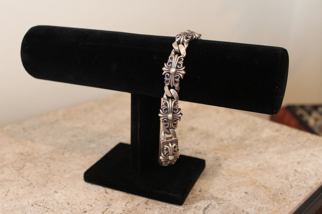 Chrome Hearts Keeper Link Bracelet (Silver)