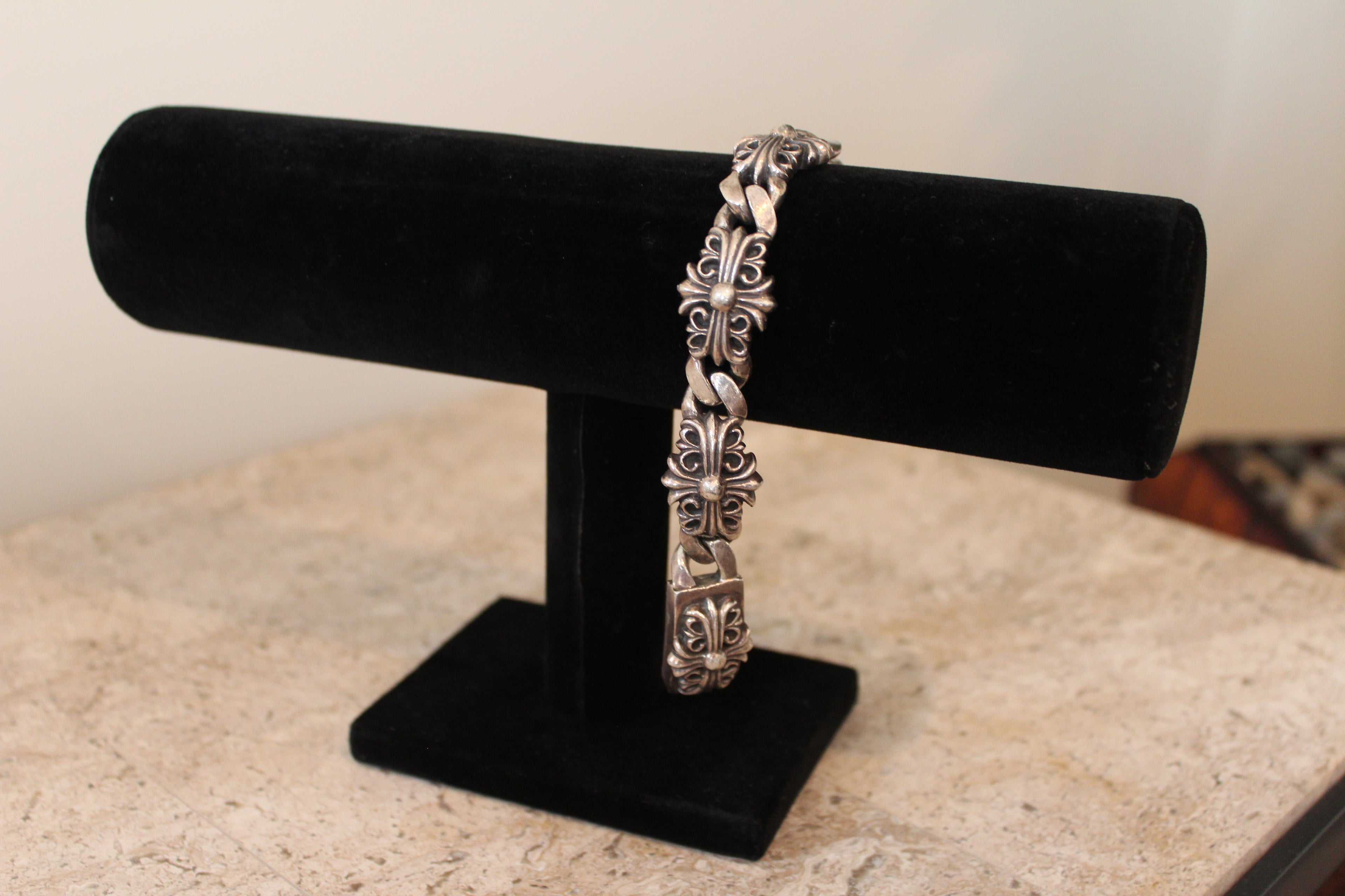 Chrome Hearts Keeper Link Bracelet (Silver)