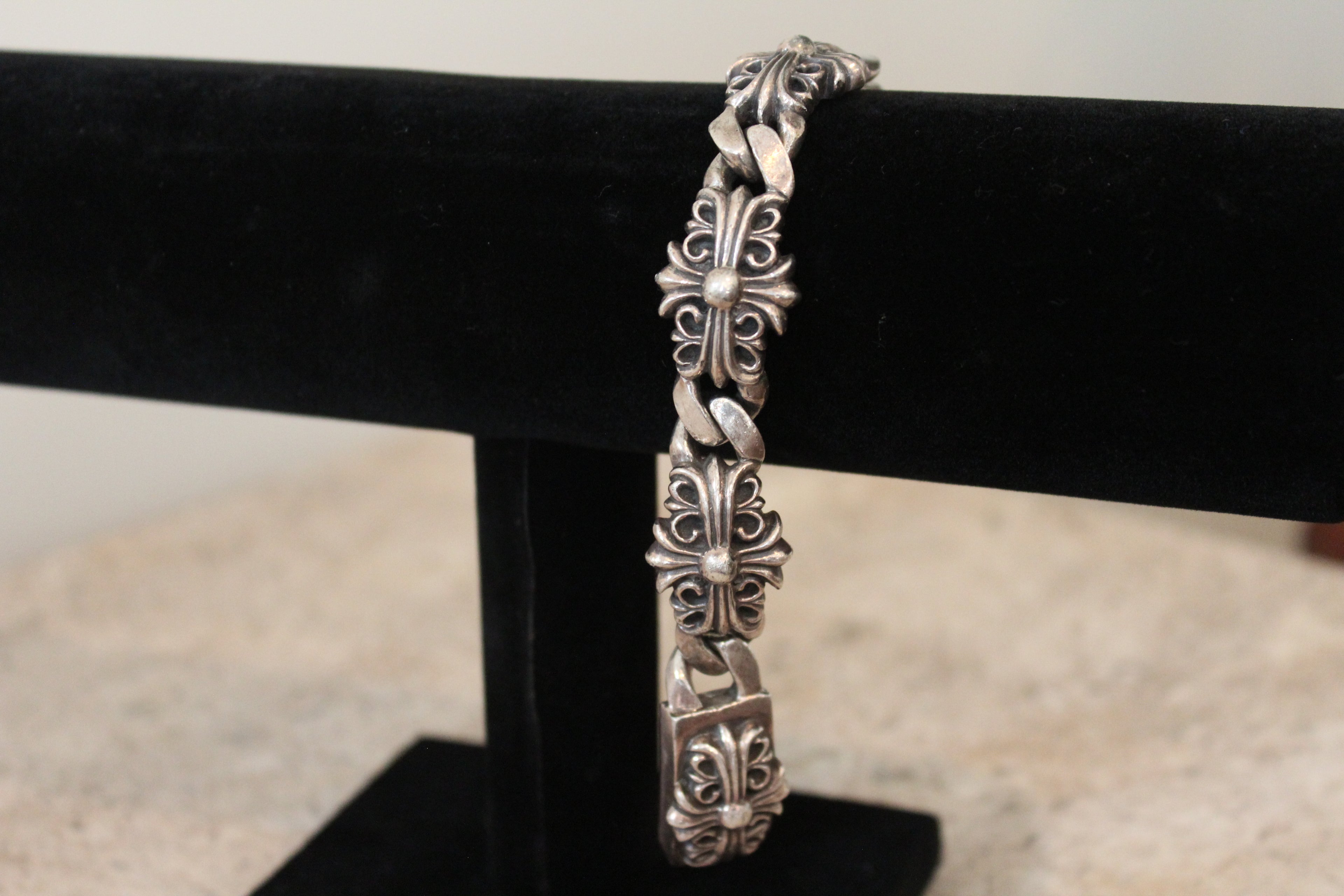 Chrome Hearts Keeper Link Bracelet (Silver)