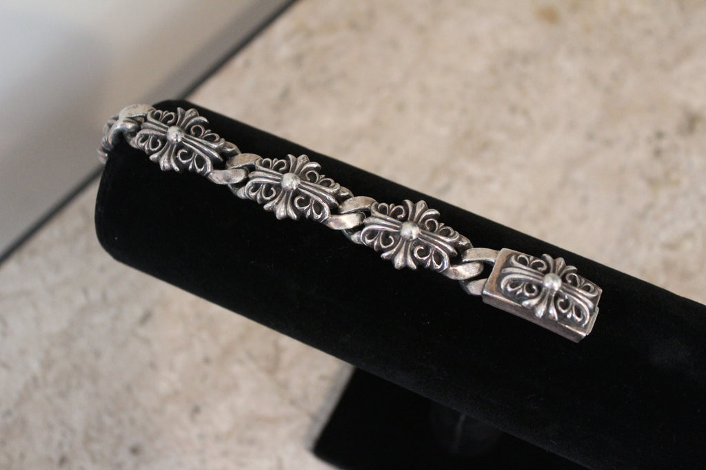 Chrome Hearts Keeper Link Bracelet (Silver)