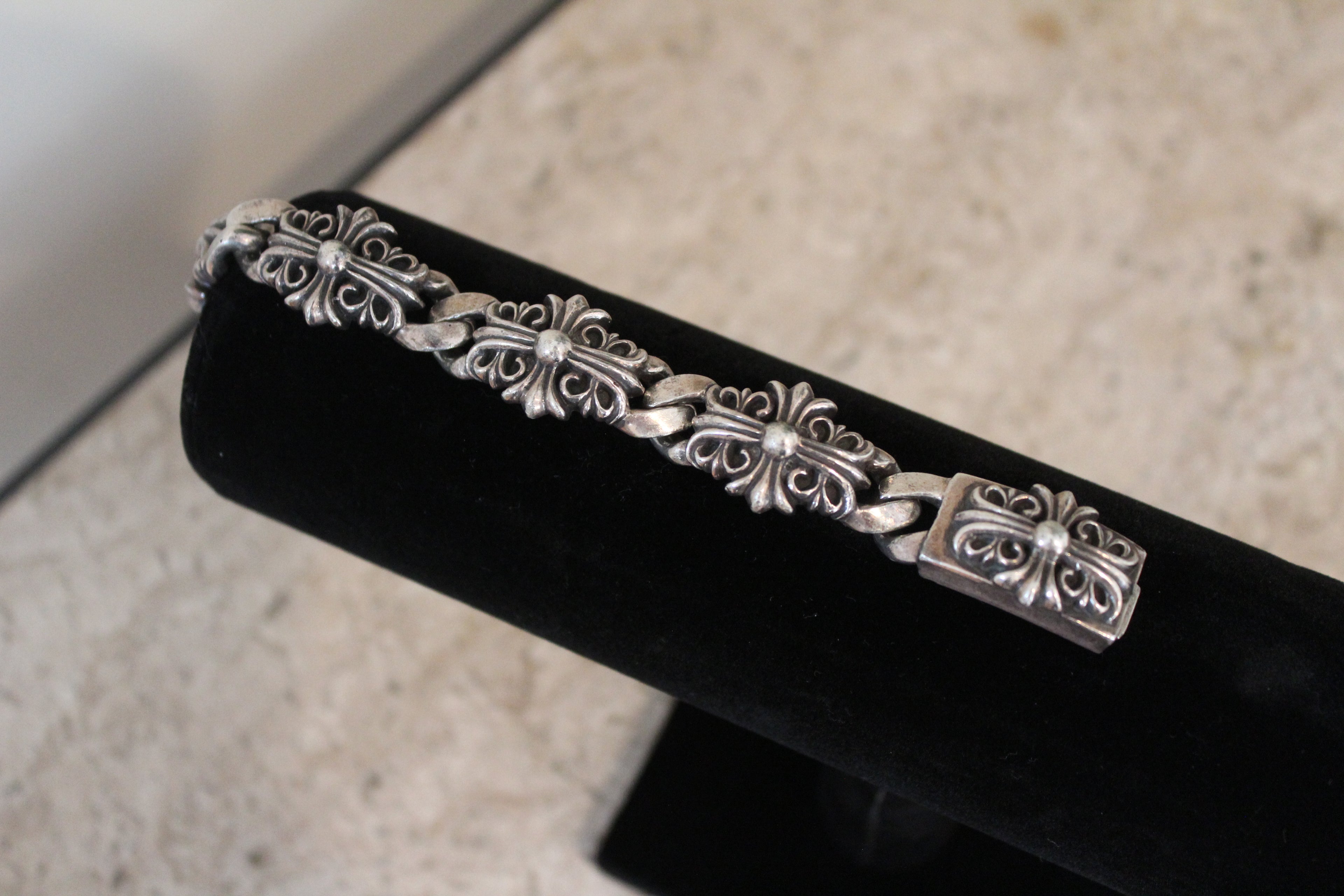 Chrome Hearts Keeper Link Bracelet (Silver)