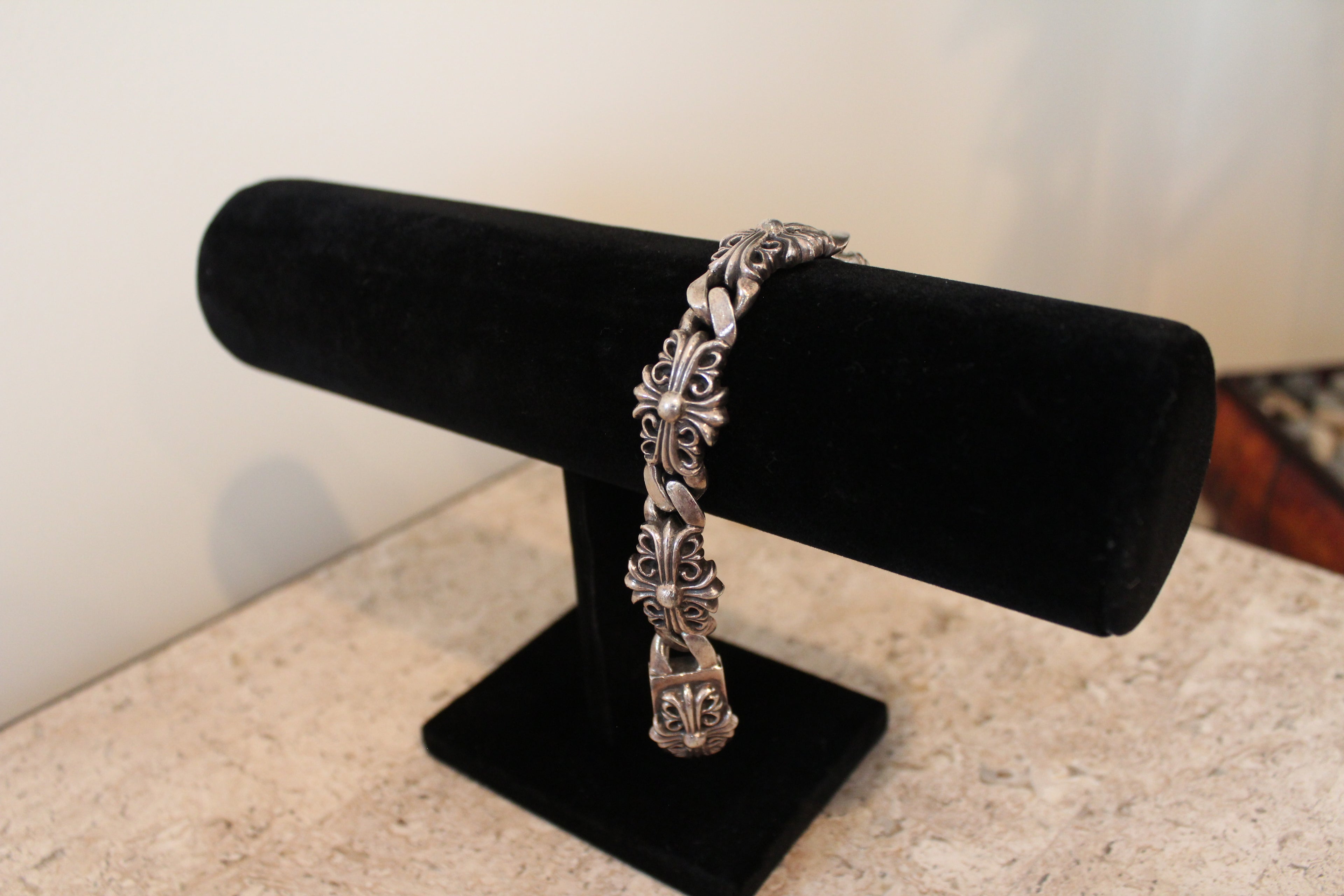 Chrome Hearts Keeper Link Bracelet (Silver)