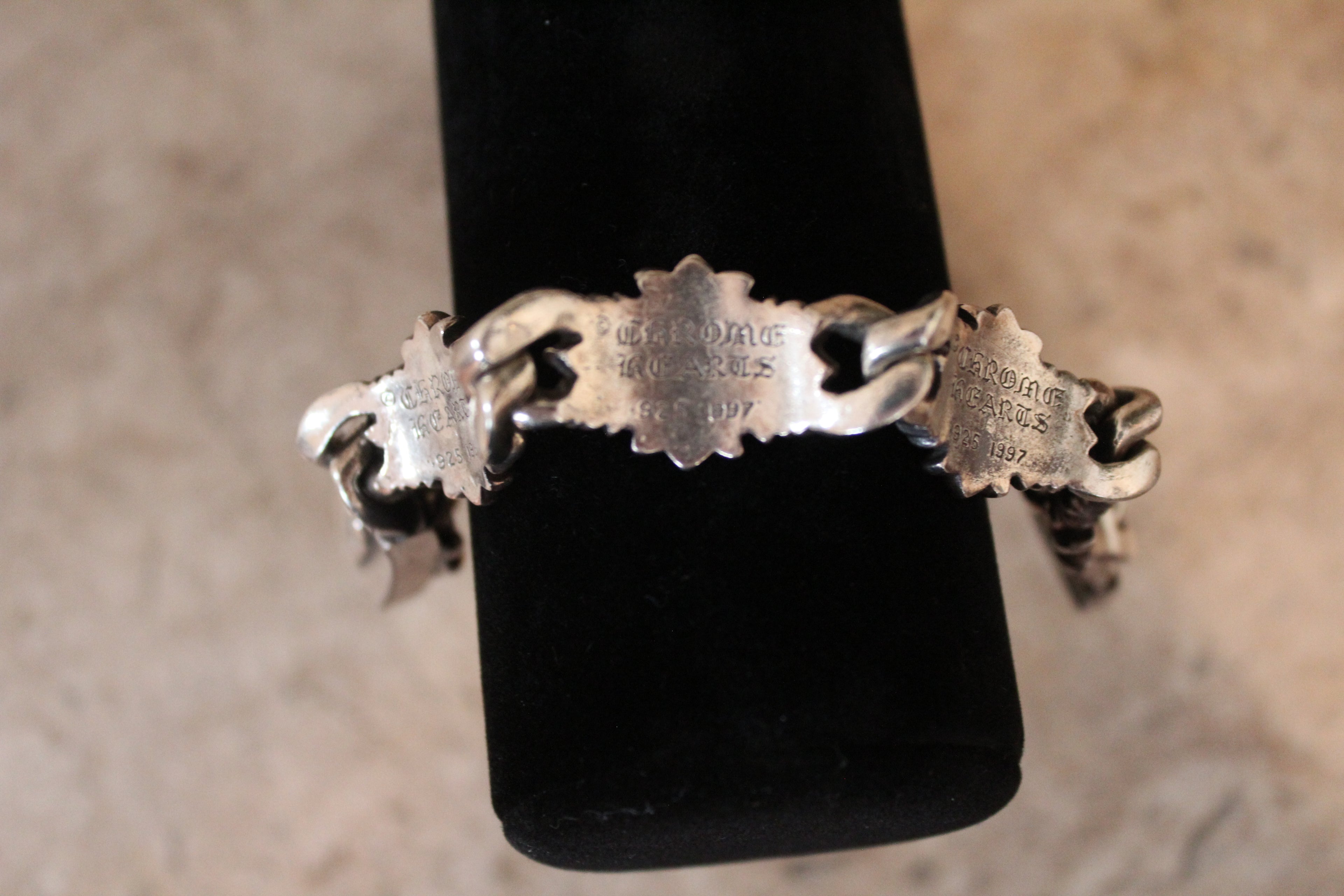 Chrome Hearts Keeper Link Bracelet (Silver)