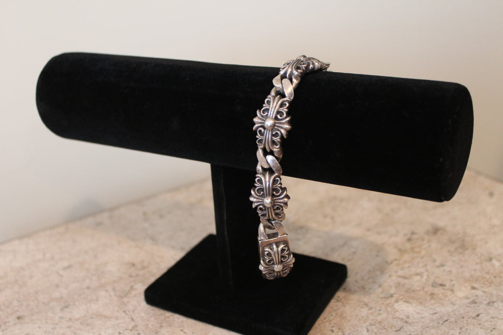 Chrome Hearts Keeper Link Bracelet (Silver)