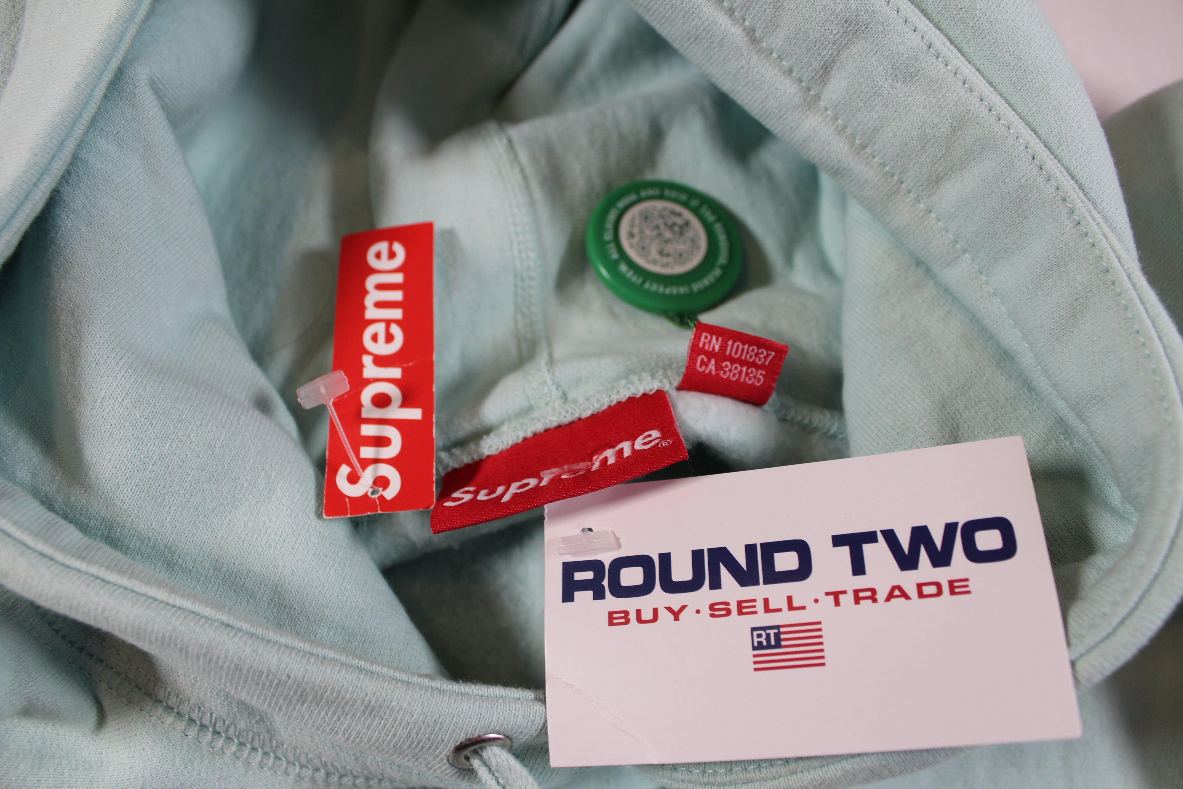 Supreme Box Logo Hooded Sweatshirt 'Ice Blue'