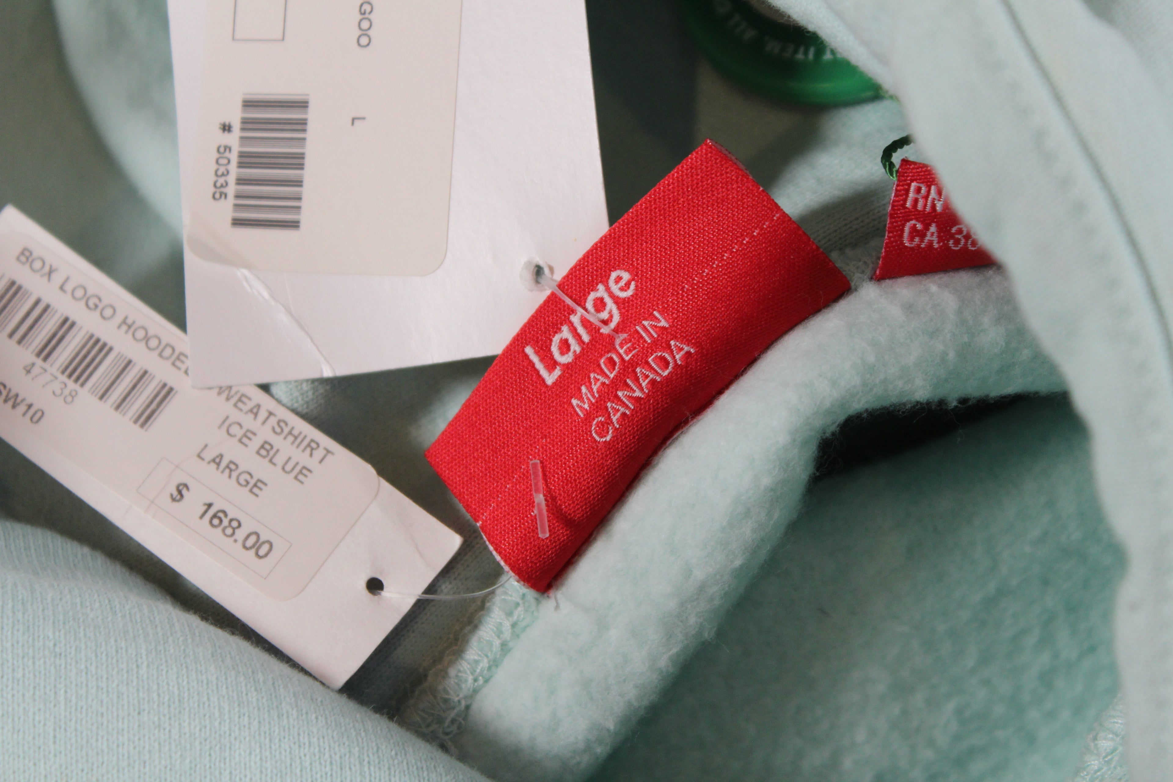 Supreme Box Logo Hooded Sweatshirt 'Ice Blue'