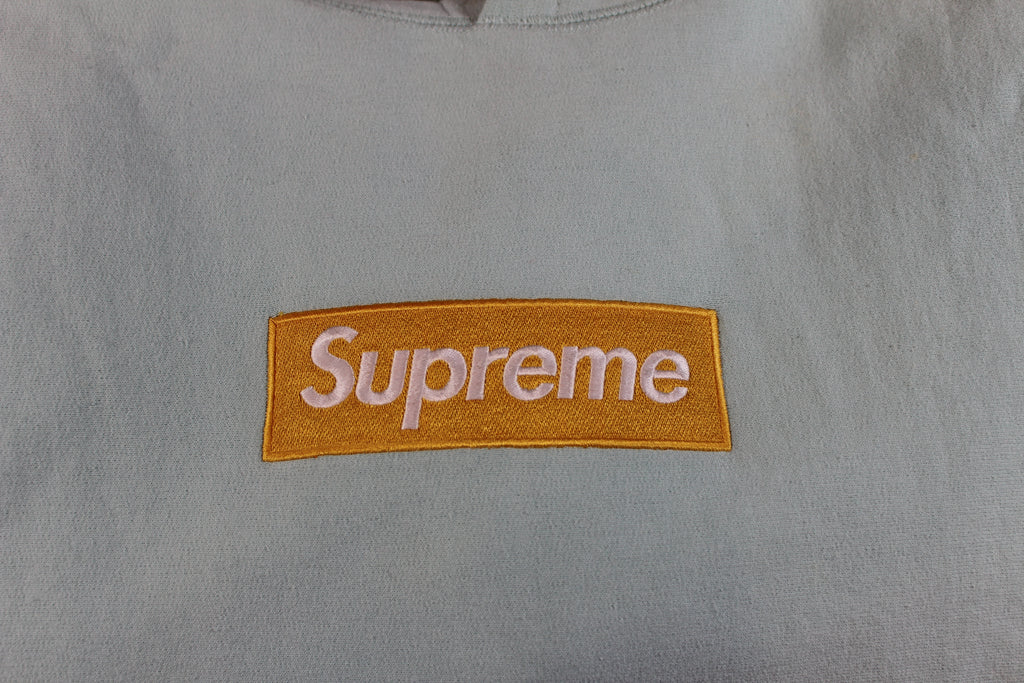 Supreme Box Logo Hooded Sweatshirt 'Ice Blue'