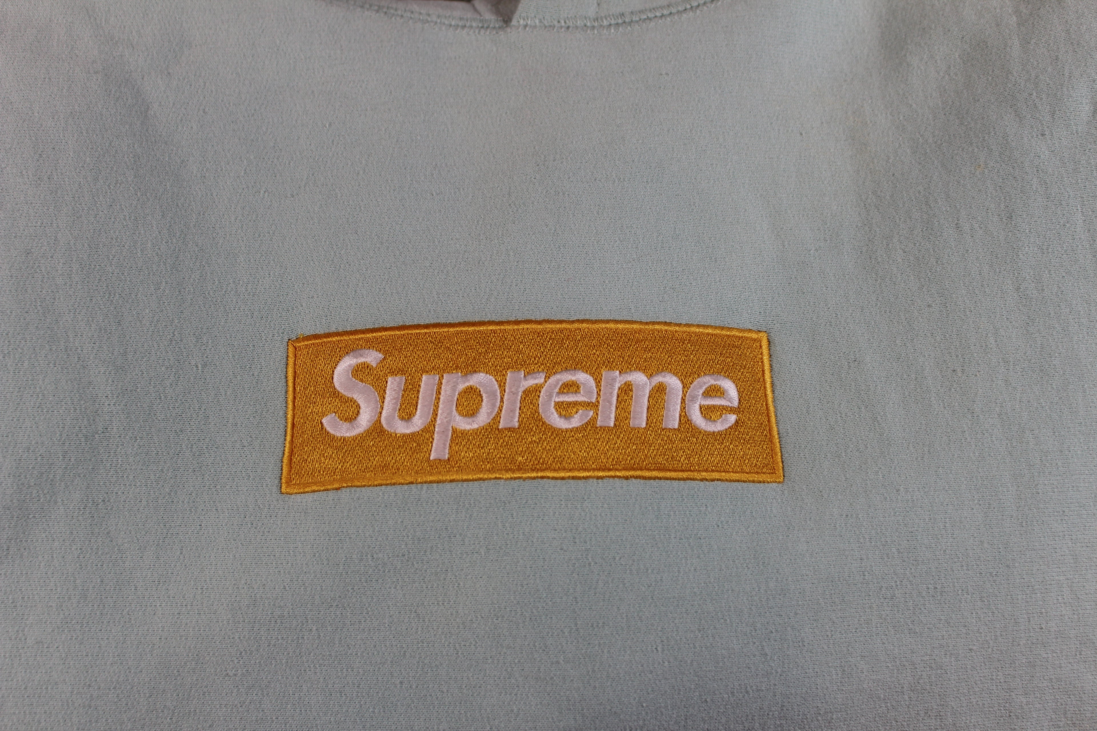 Supreme Box Logo Hooded Sweatshirt 'Ice Blue'