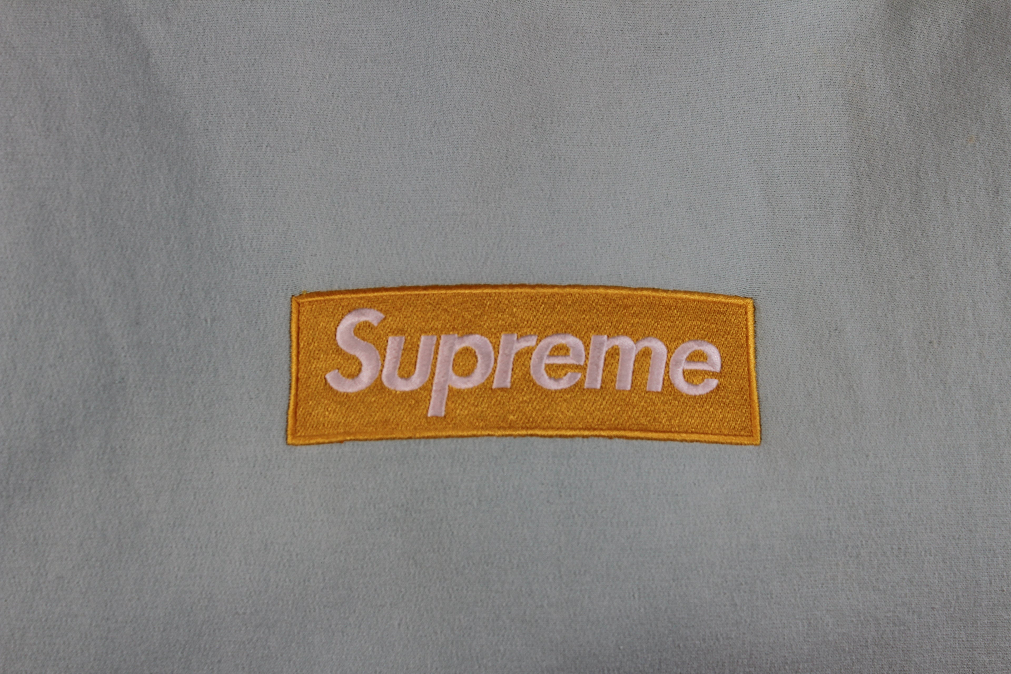 Supreme Box Logo Hooded Sweatshirt 'Ice Blue'