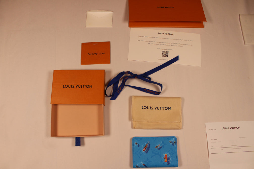 Louis Vuitton Pool Pocket Organizer Blue Lagoon
