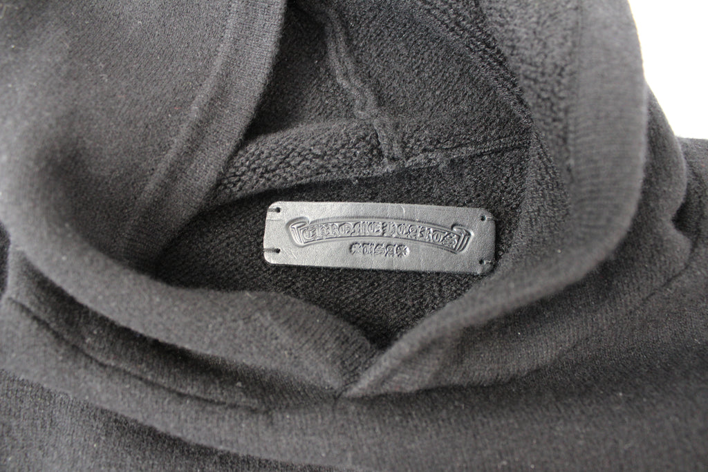 Chrome Hearts Cashmere Embroidered Floral Sleeve Hoodie
