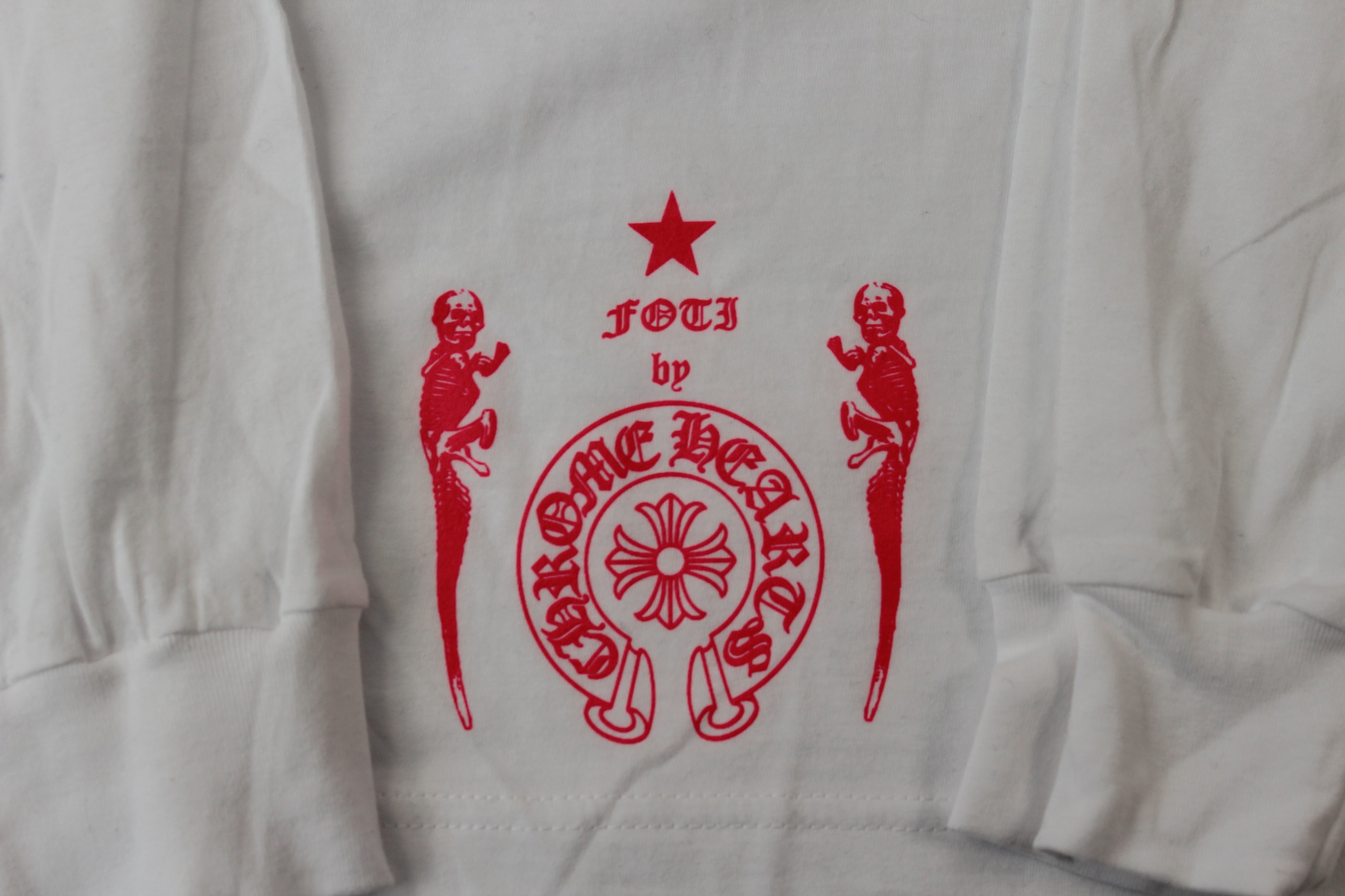 Chrome Hearts x Foti Logo Long Sleeve Tee Shirt