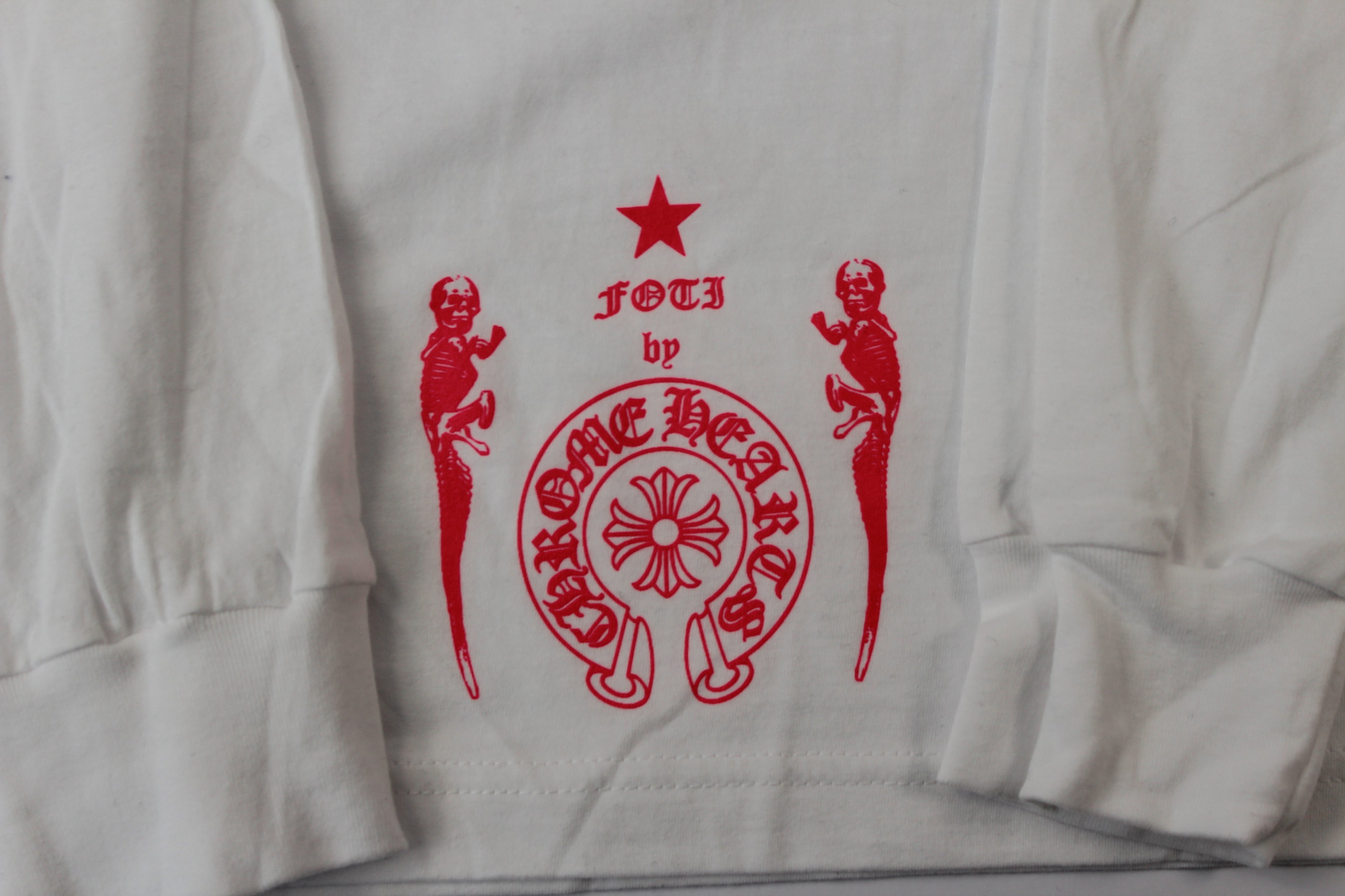 Chrome Hearts x Foti Logo Long Sleeve Tee Shirt