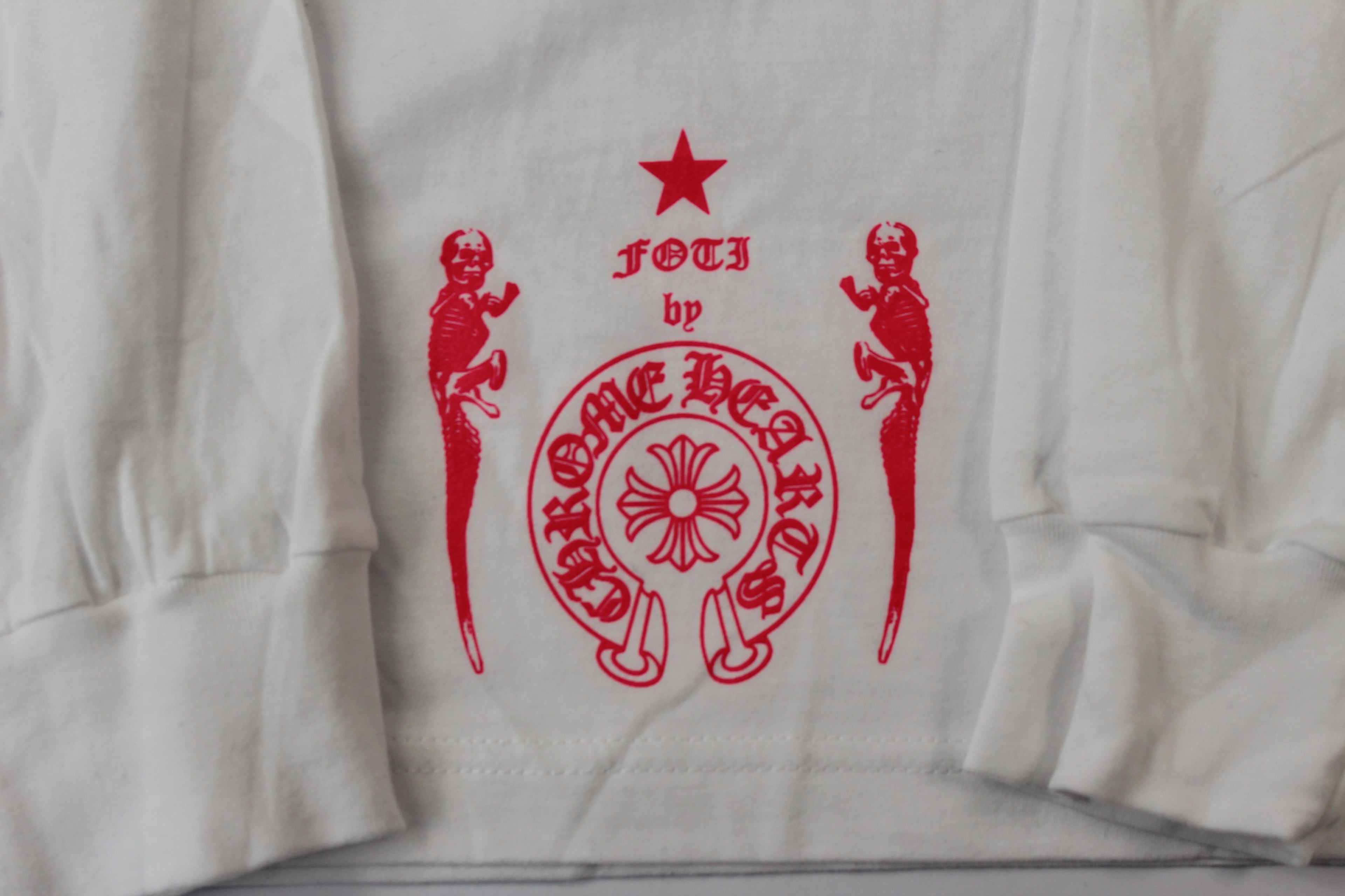Chrome Hearts x Foti Logo Long Sleeve Tee Shirt