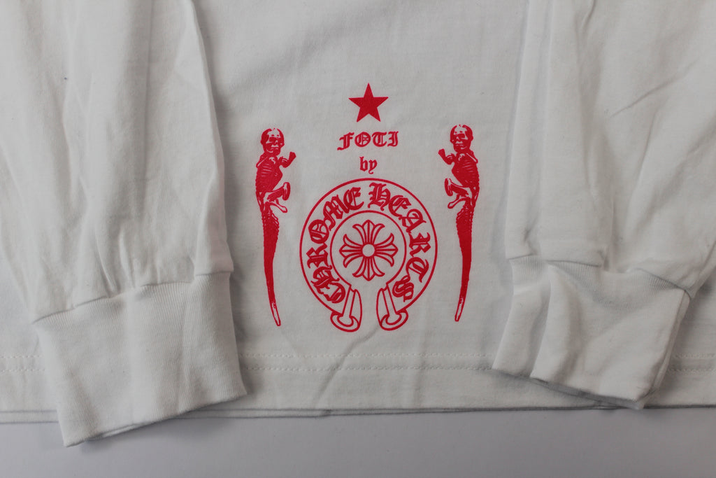 Chrome Hearts x Foti Logo Long Sleeve Tee Shirt