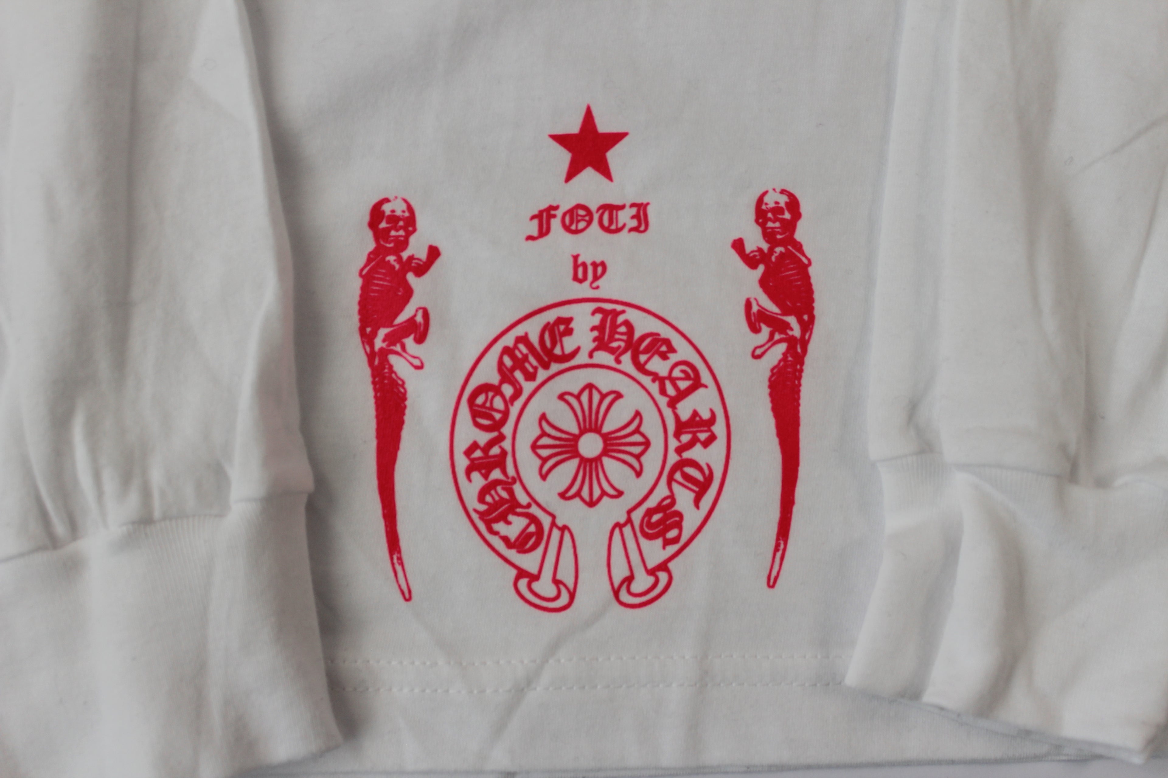 Chrome Hearts x Foti Logo Long Sleeve Tee Shirt