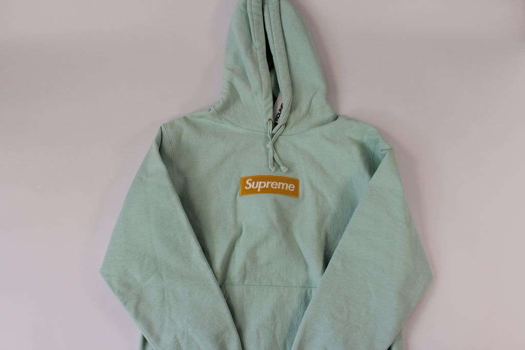 Supreme Box Logo Hooded Sweatshirt 'Ice Blue'