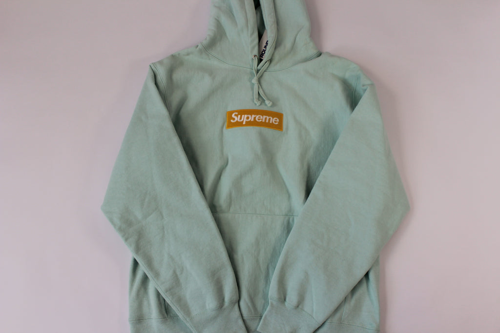 Supreme Box Logo Hooded Sweatshirt 'Ice Blue'