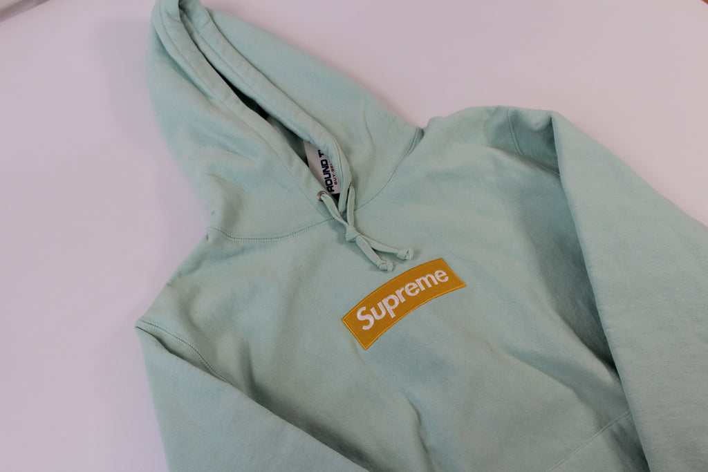 Supreme Box Logo Hooded Sweatshirt 'Ice Blue'