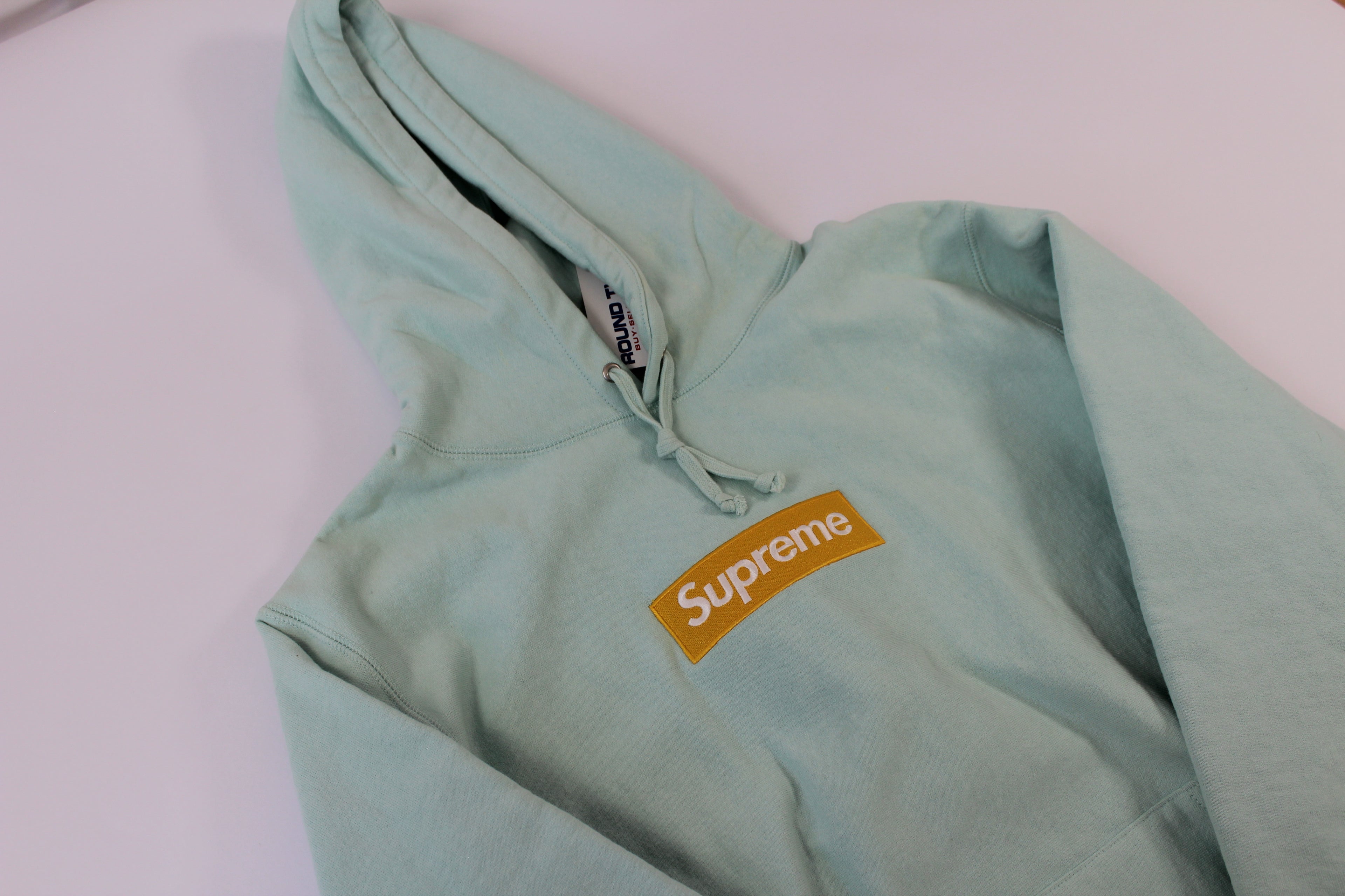 Supreme Box Logo Hooded Sweatshirt 'Ice Blue'