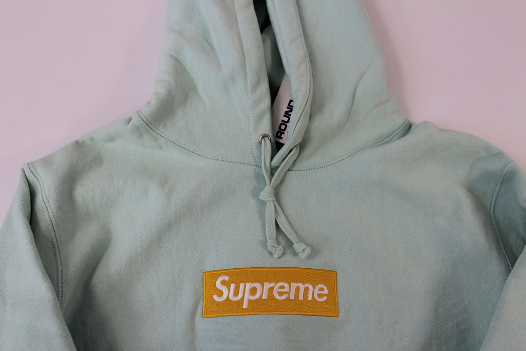Supreme Box Logo Hooded Sweatshirt 'Ice Blue'