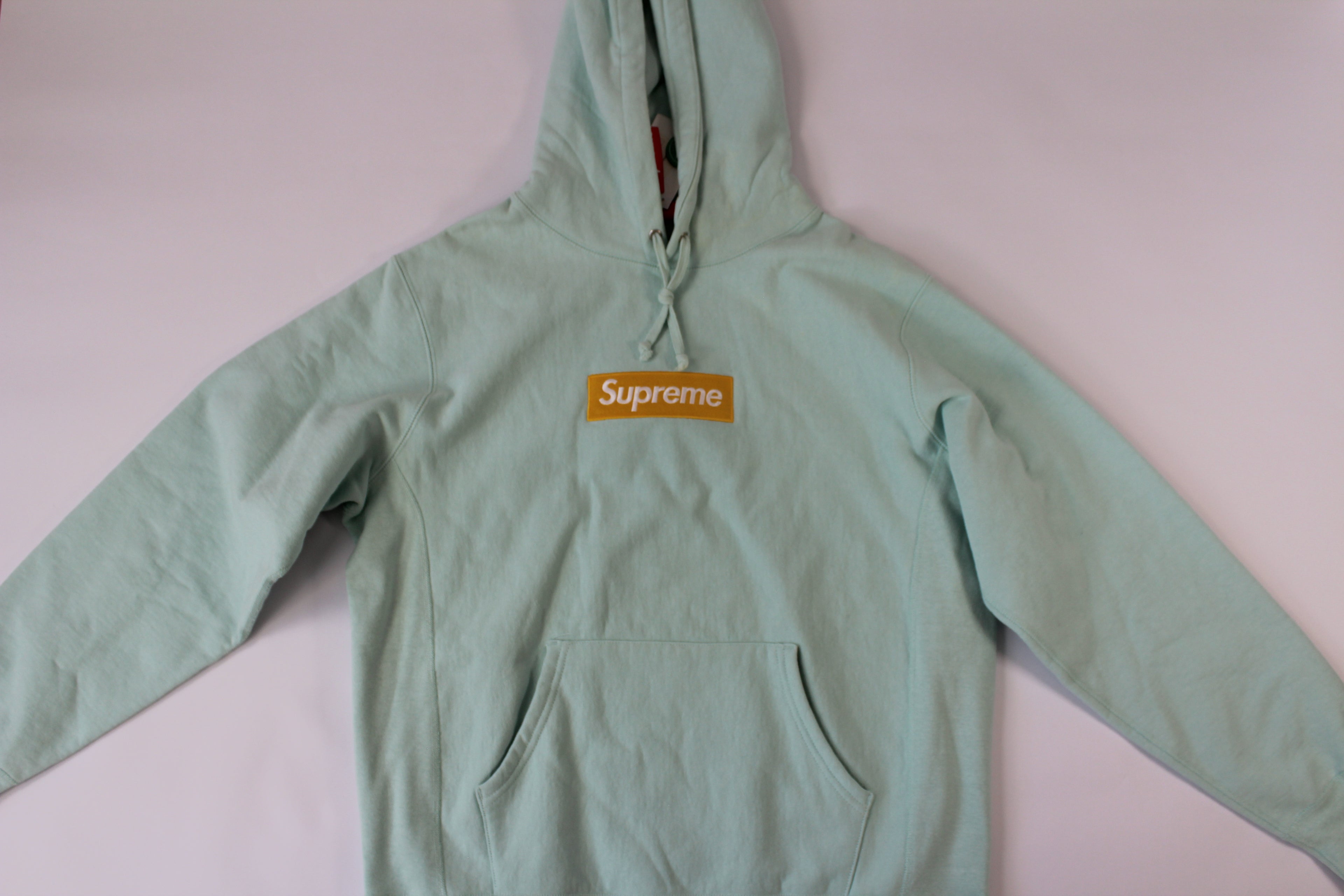 Supreme Box Logo Hooded Sweatshirt 'Ice Blue'