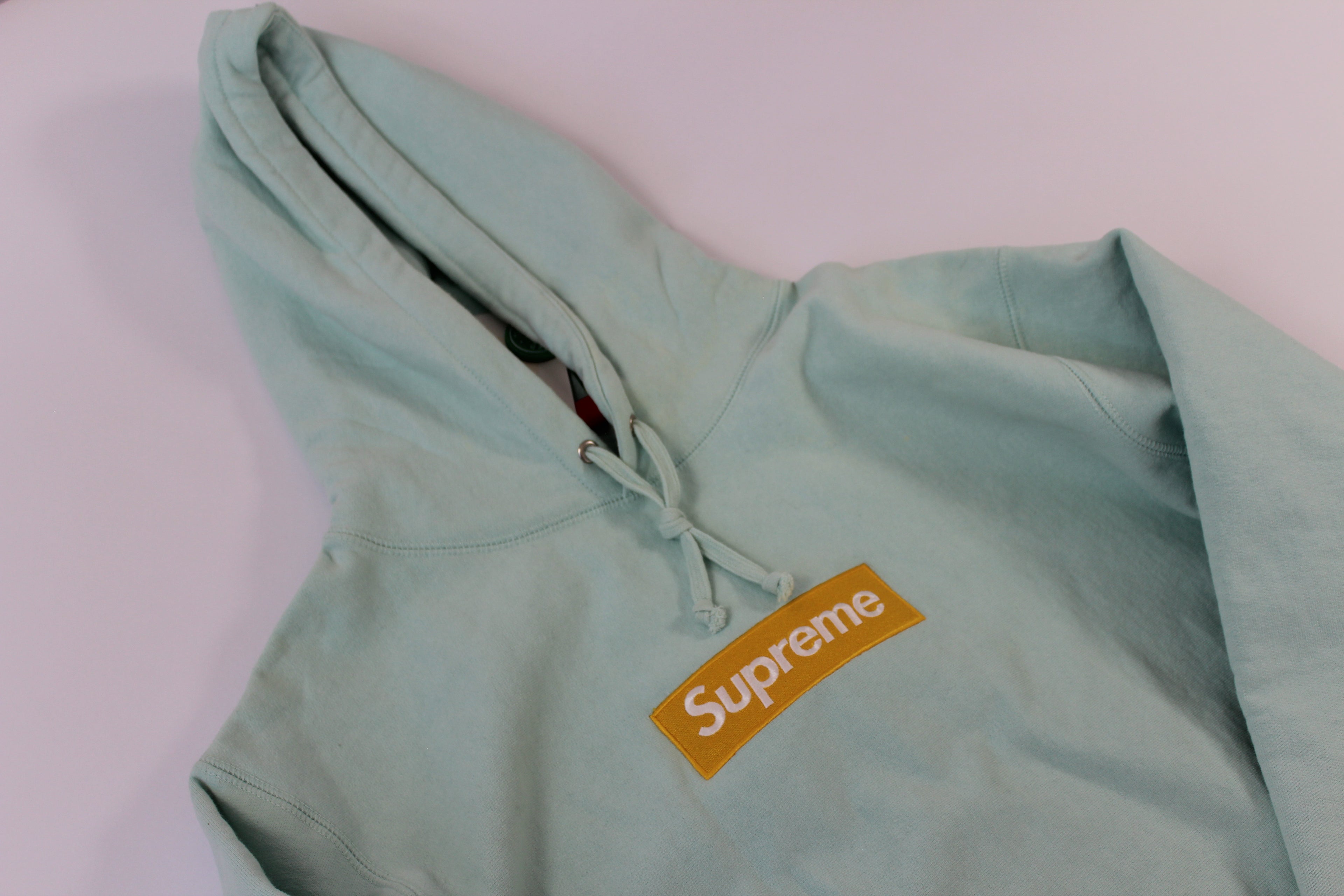 Supreme Box Logo Hooded Sweatshirt 'Ice Blue'