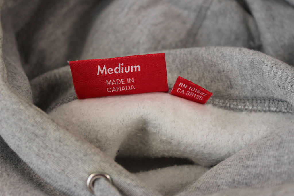 Supreme Bandana Box Logo Hooded Sweatshirt 'Heather Grey'