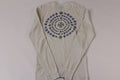Chrome Hearts White Cemetery Cross Back Print Long Sleeve T-Shirt