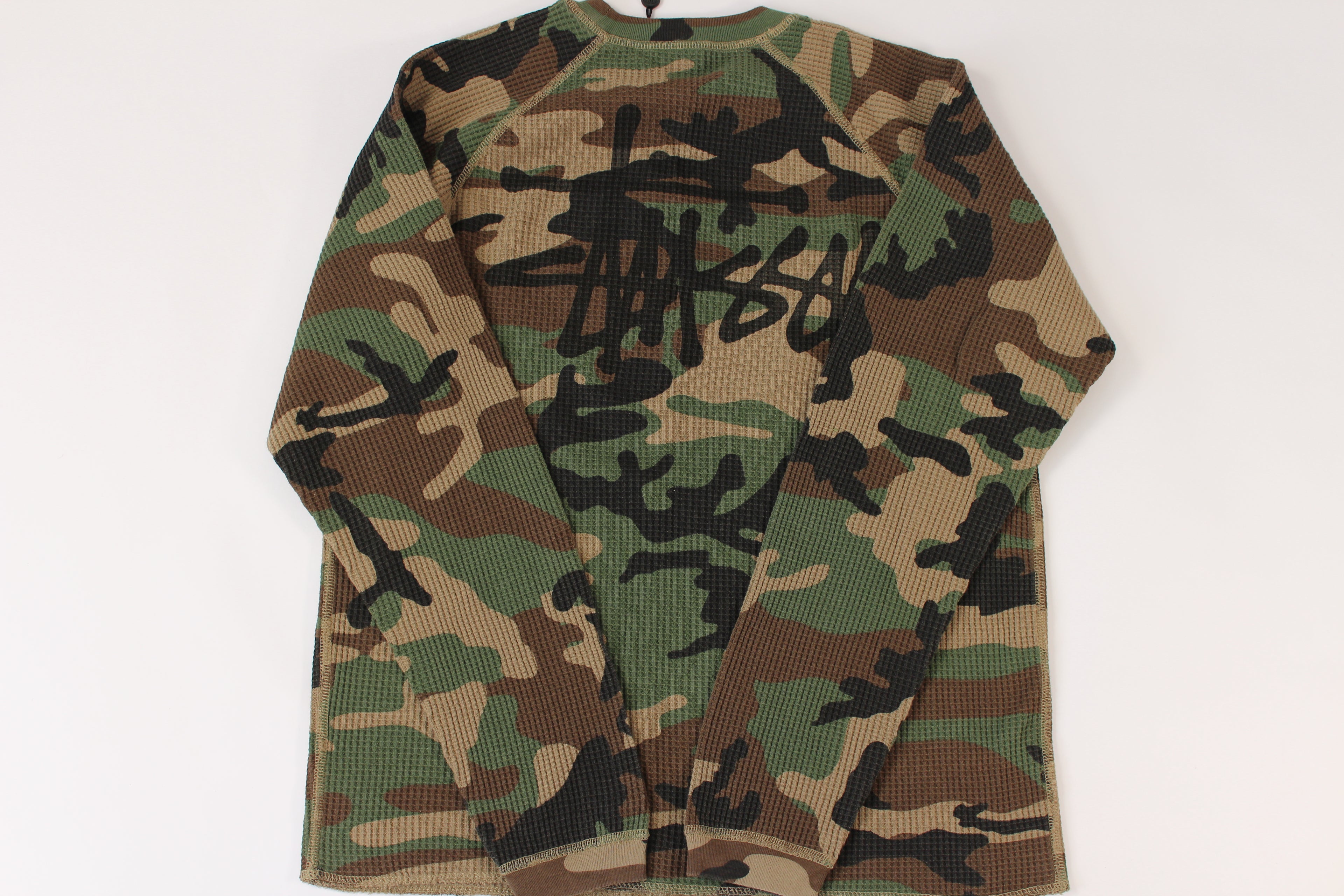 BASIC STÜSSY THERMAL Woodland Camo