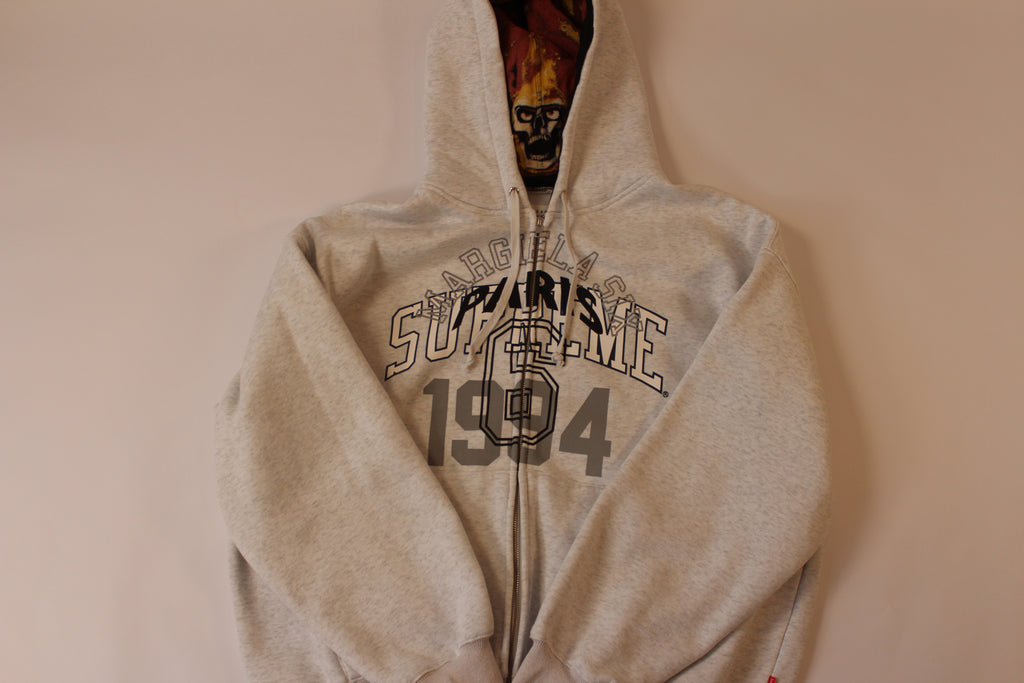 Supreme MM6 Maison Margiela Zip Up Hooded Sweatshirt