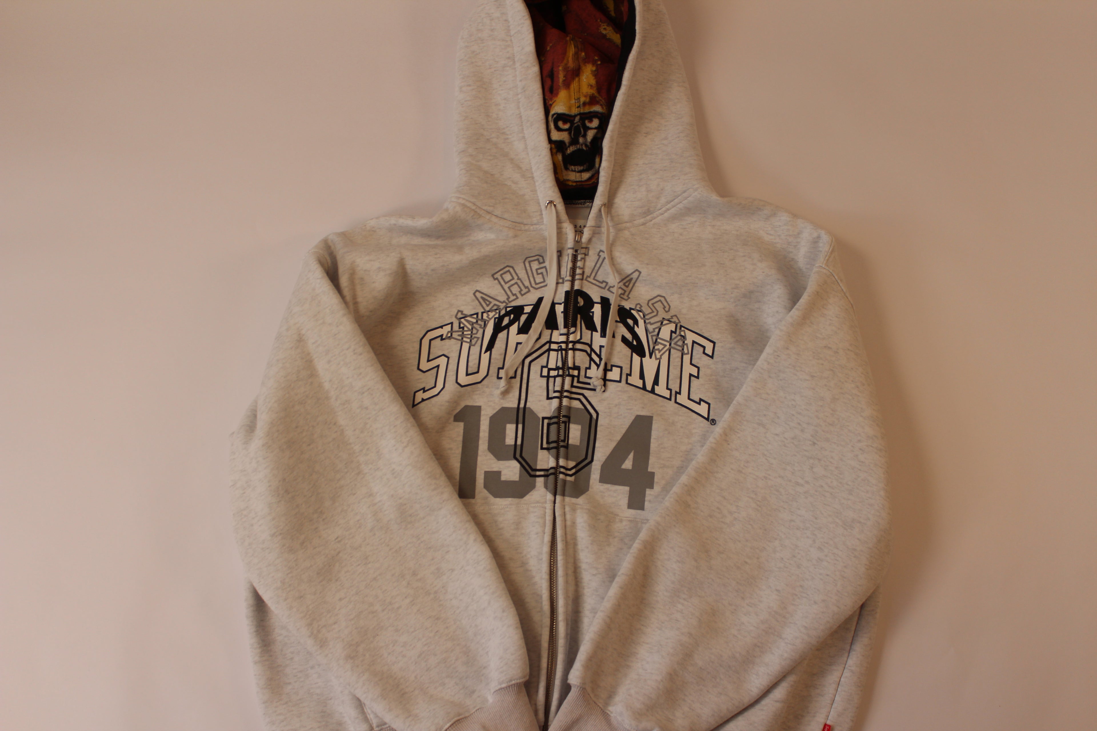 Supreme MM6 Maison Margiela Zip Up Hooded Sweatshirt