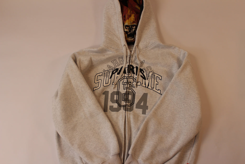 Supreme MM6 Maison Margiela Zip Up Hooded Sweatshirt