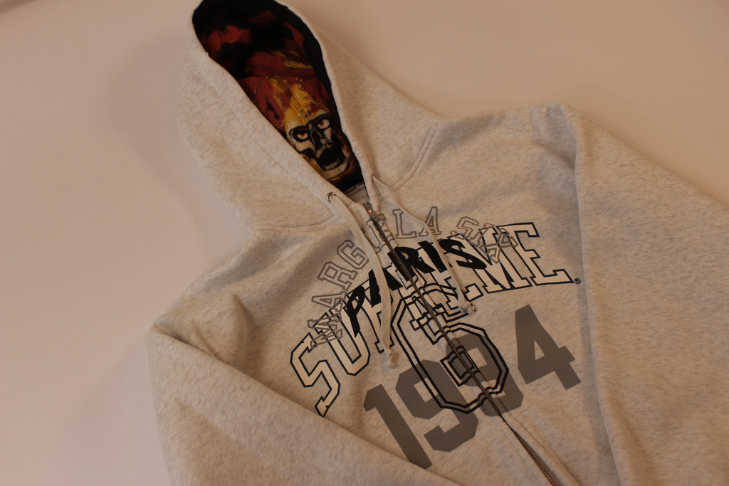 Supreme MM6 Maison Margiela Zip Up Hooded Sweatshirt