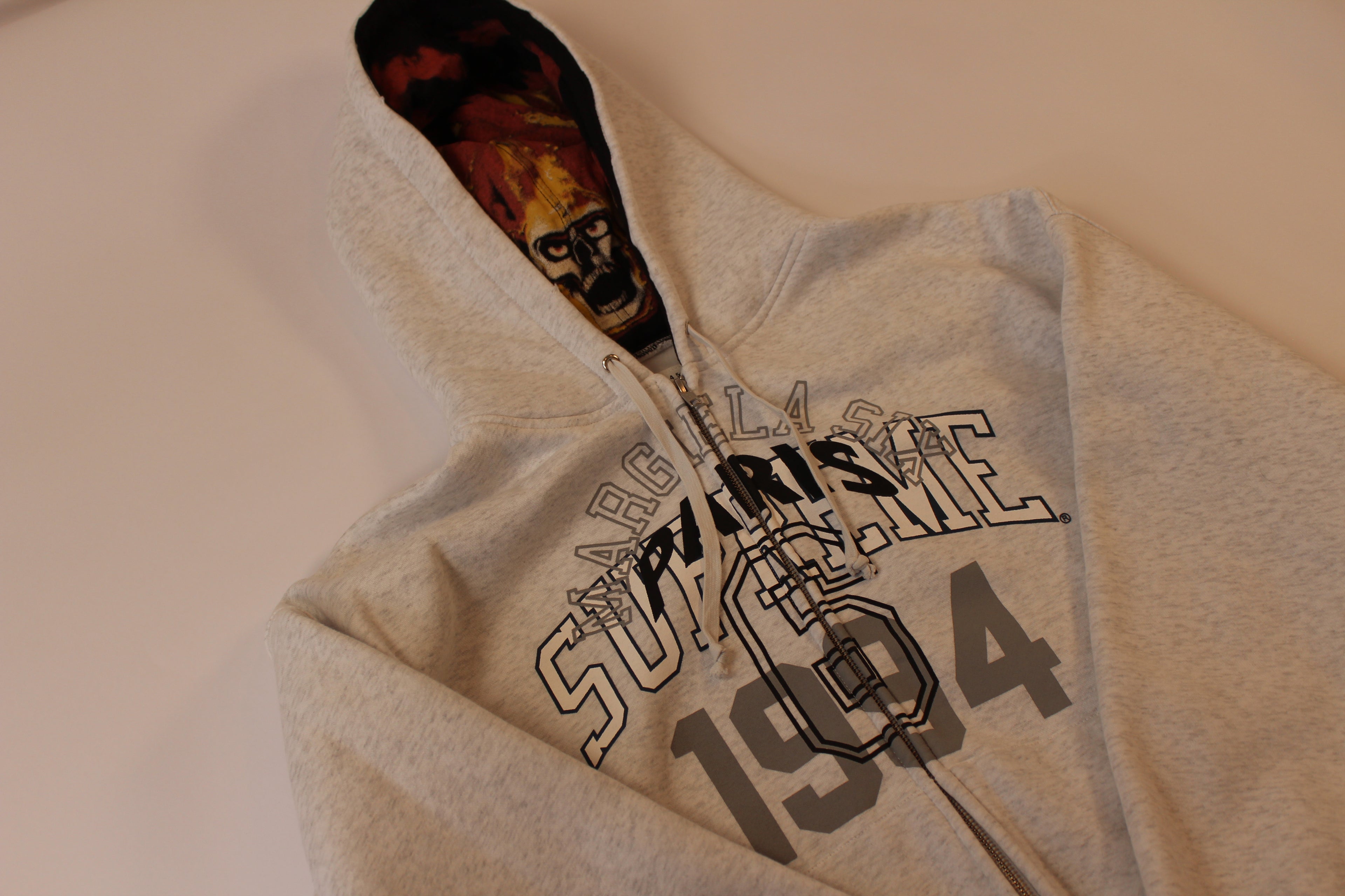 Supreme MM6 Maison Margiela Zip Up Hooded Sweatshirt